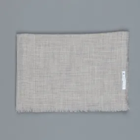 Alex Begg Wispy woven stole cashmere  Mid Grey