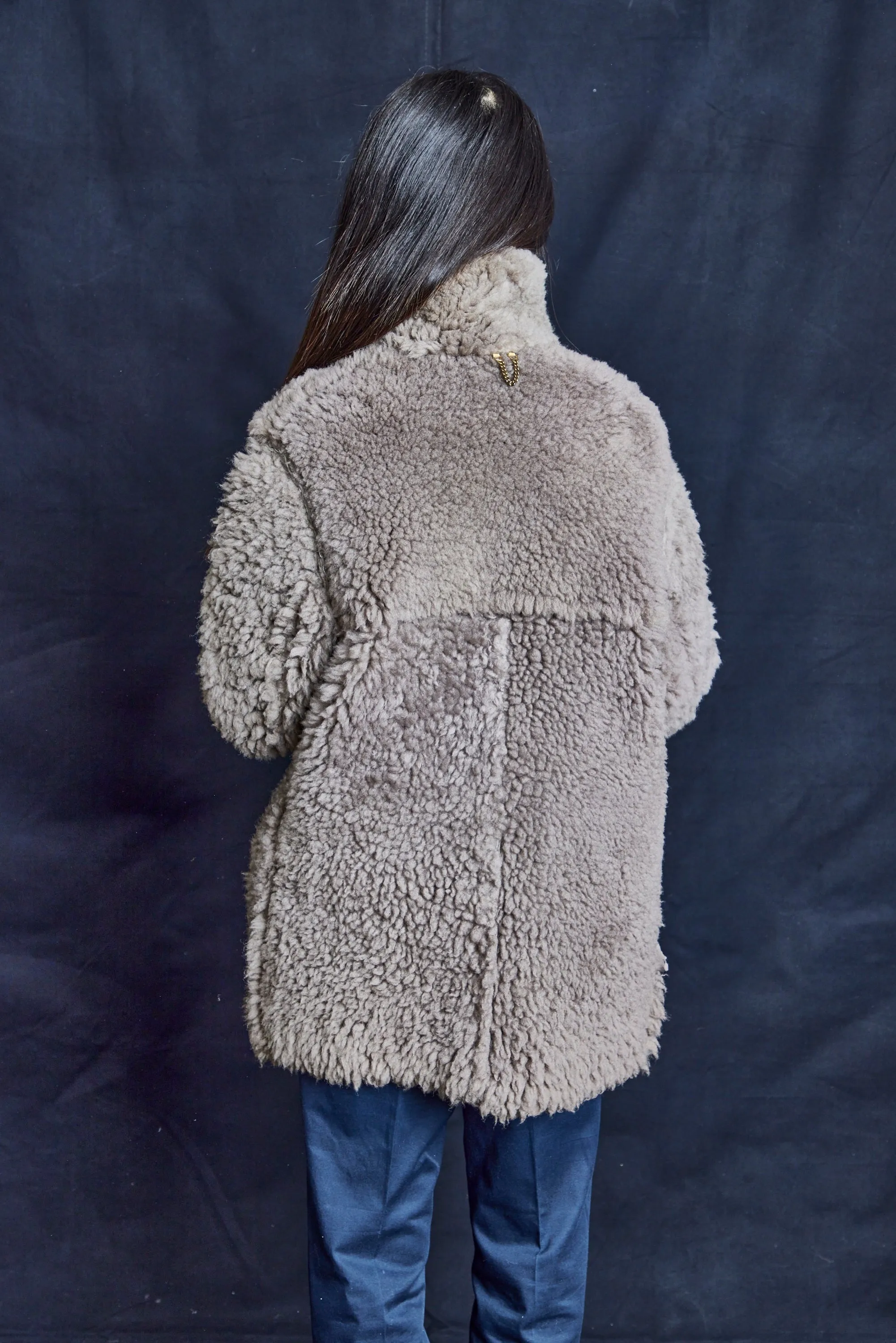 Baily's Grey Sheepskin Jacket