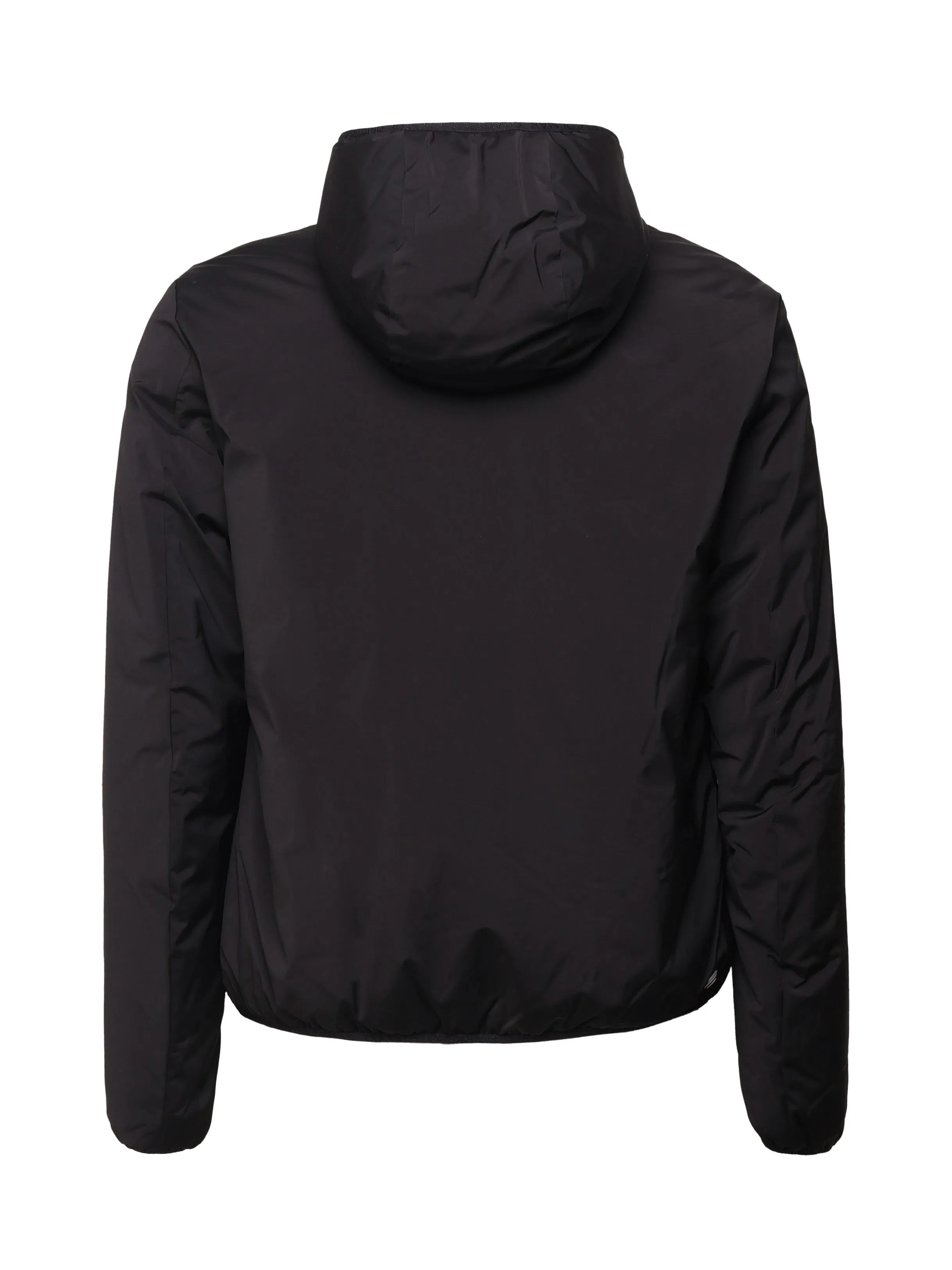 Black Padded Jacket with Hood