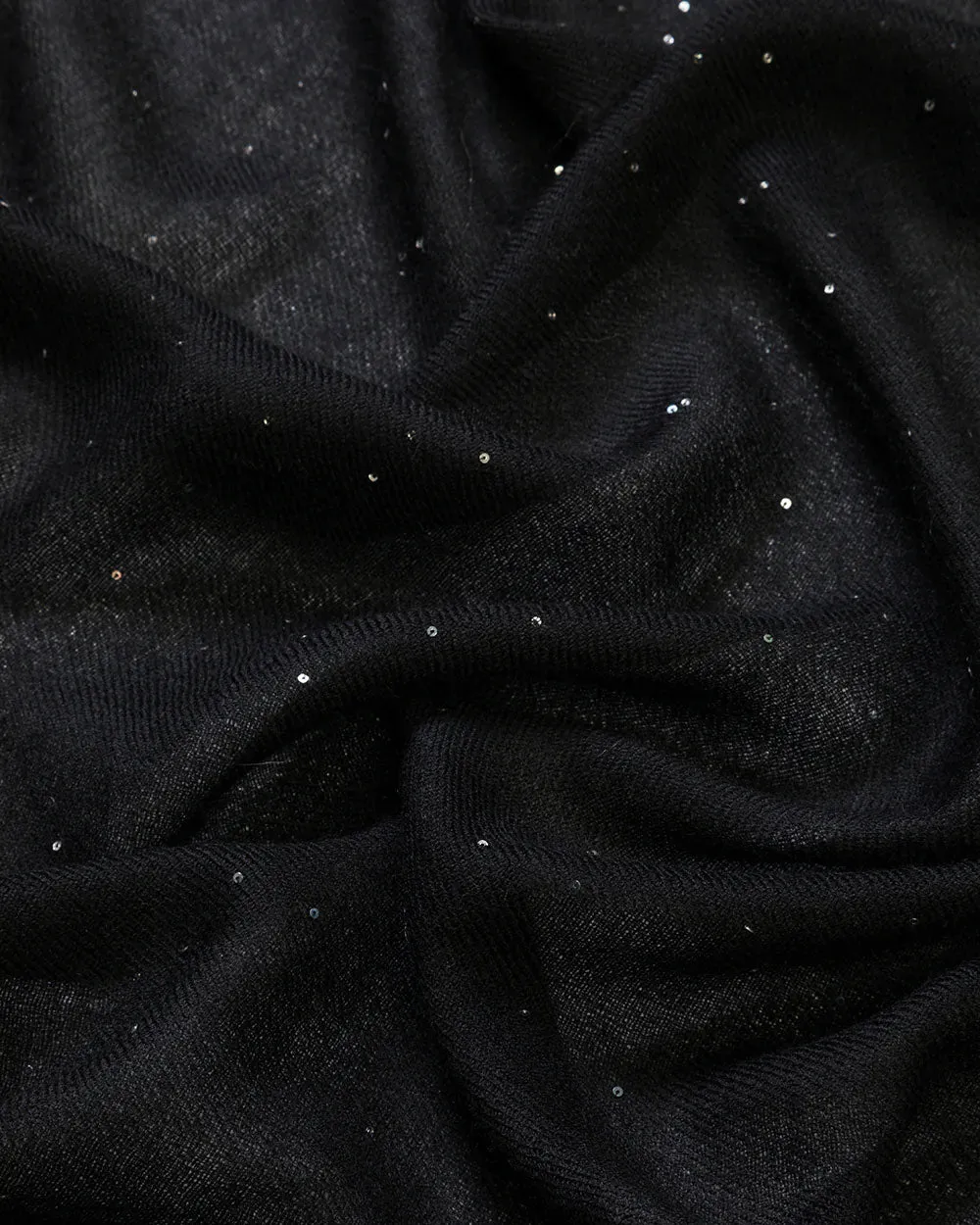 Black Starlight Cashmere Stole