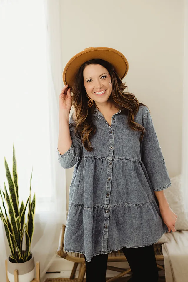 Button Down Shirt Dress