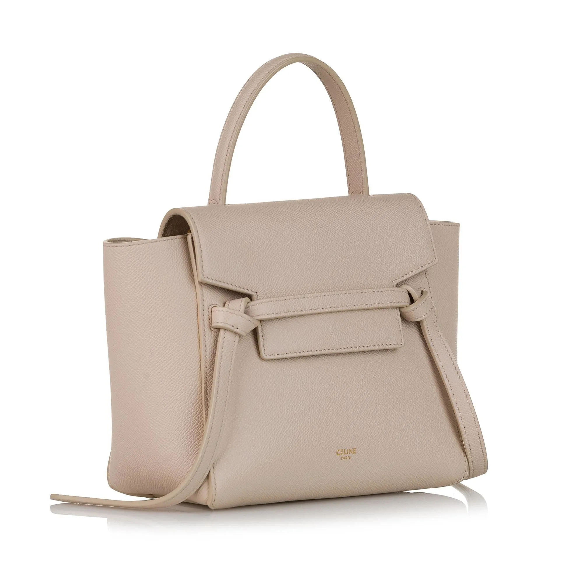 Celine Belt Leather Satchel (SHG-34535)