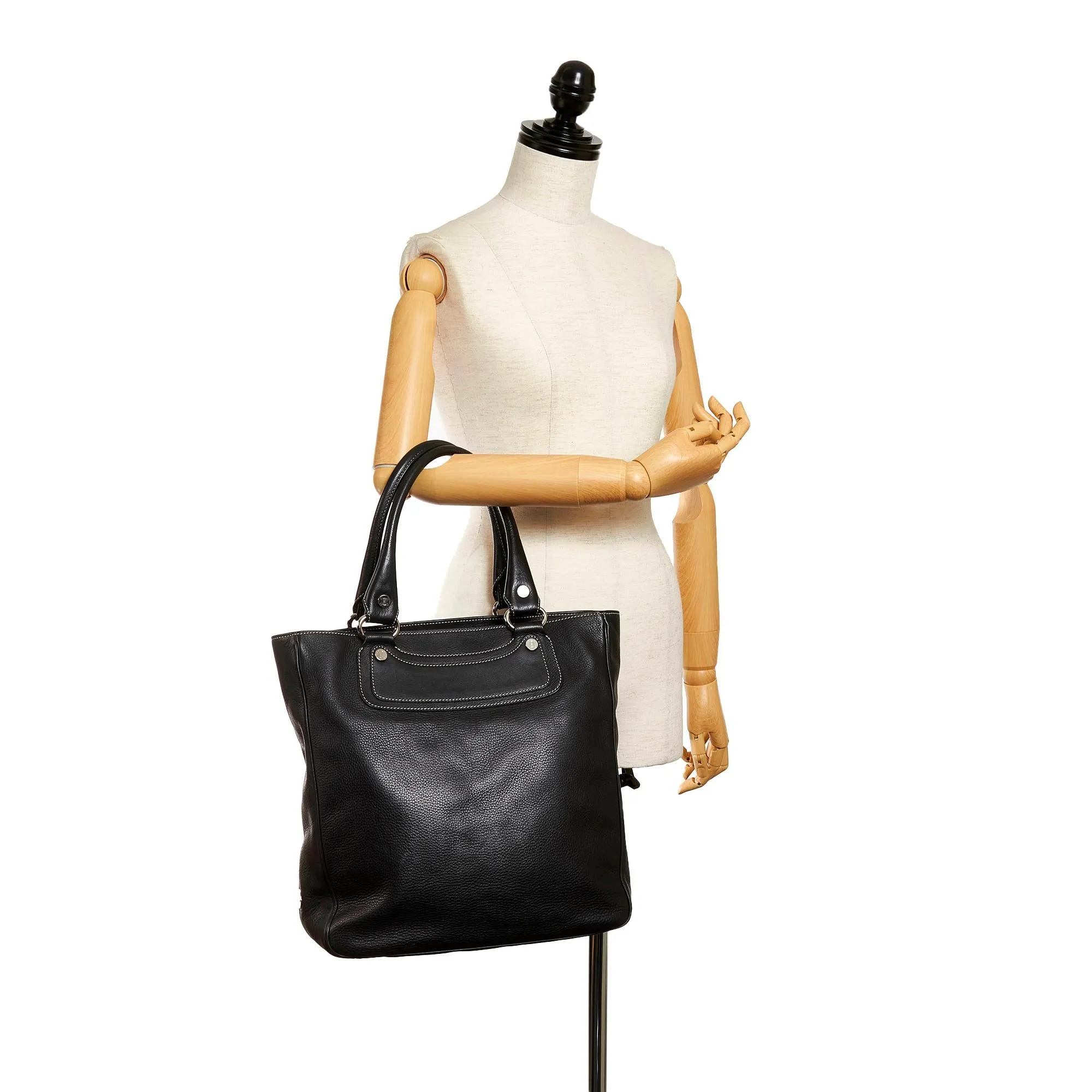 Celine Boogie Leather Tote Bag (SHG-37236)