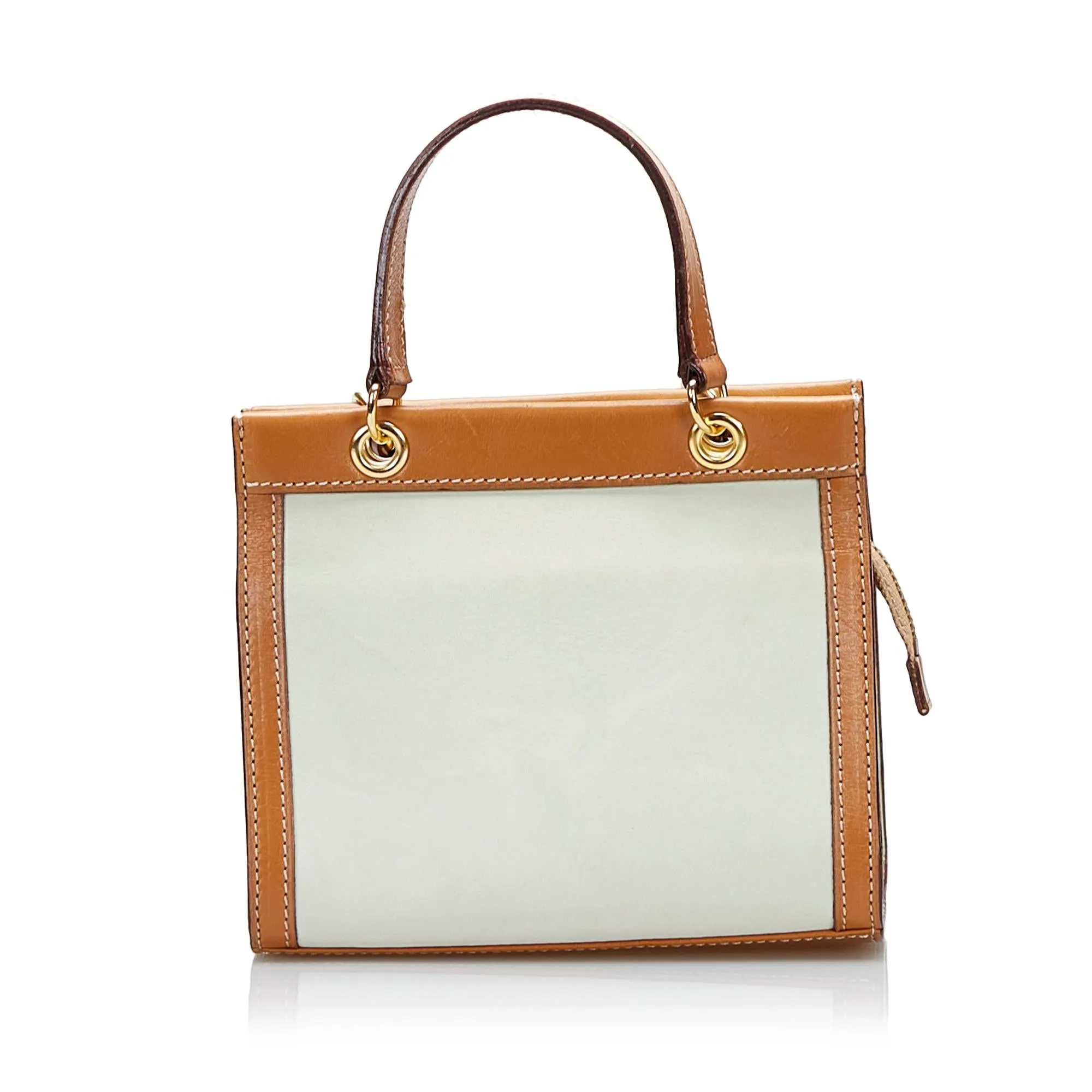 Celine Leather Satchel (SHG-36201)