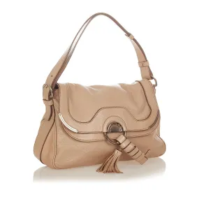 Celine Leather Shoulder Bag (SHG-26580)