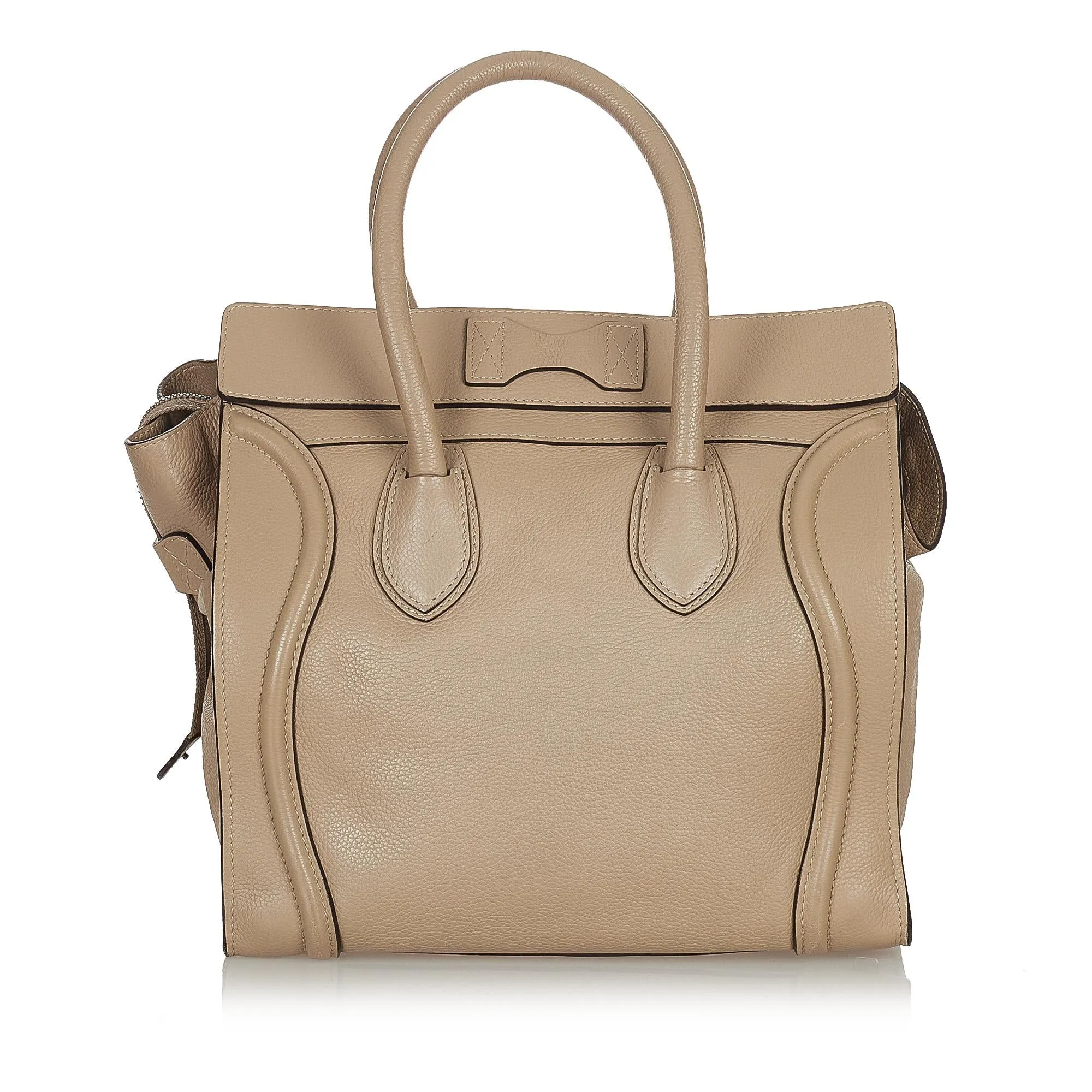 Celine Luggage Leather Tote Bag (SHG-26731)