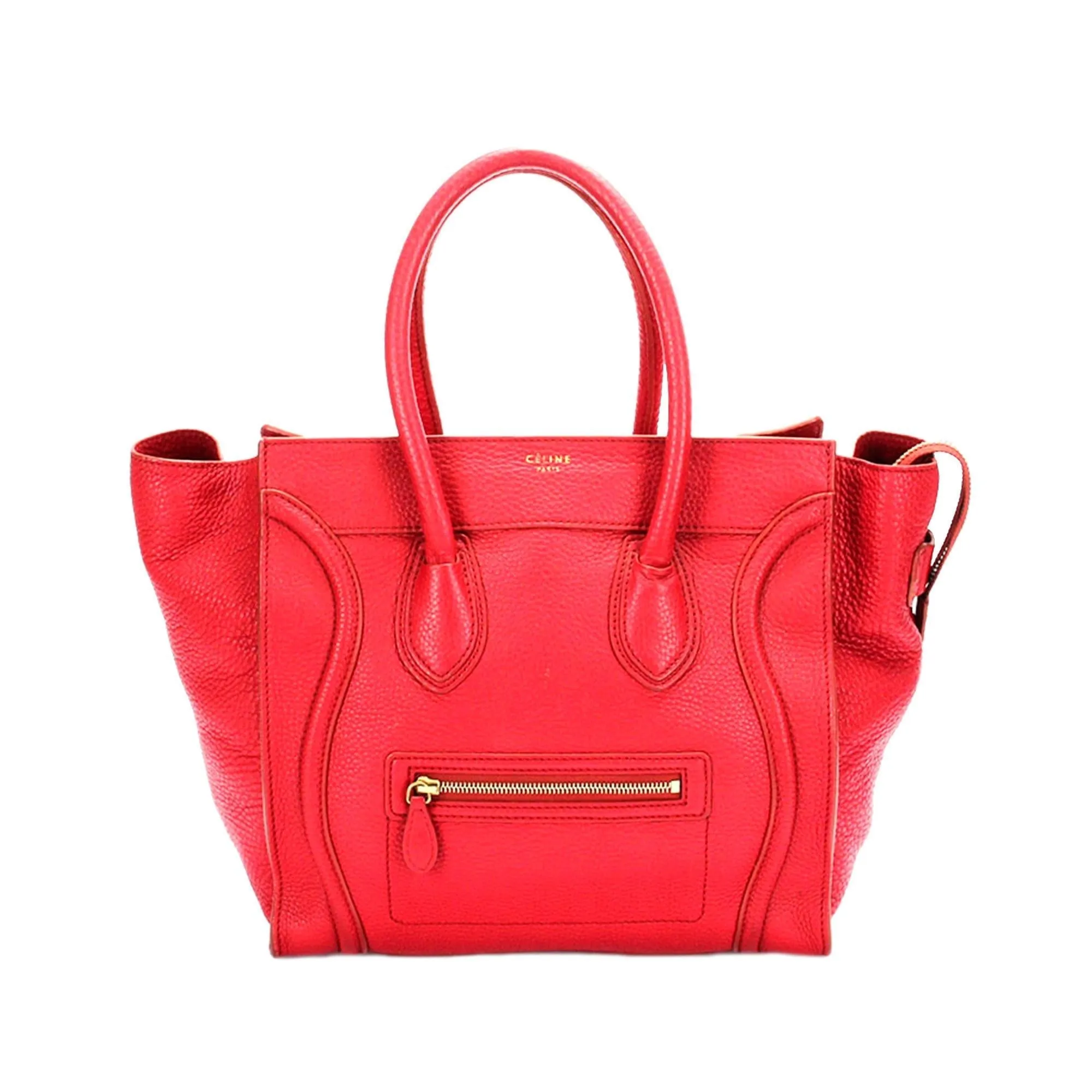 Celine Luggage Leather Tote Bag (SHG-26754)