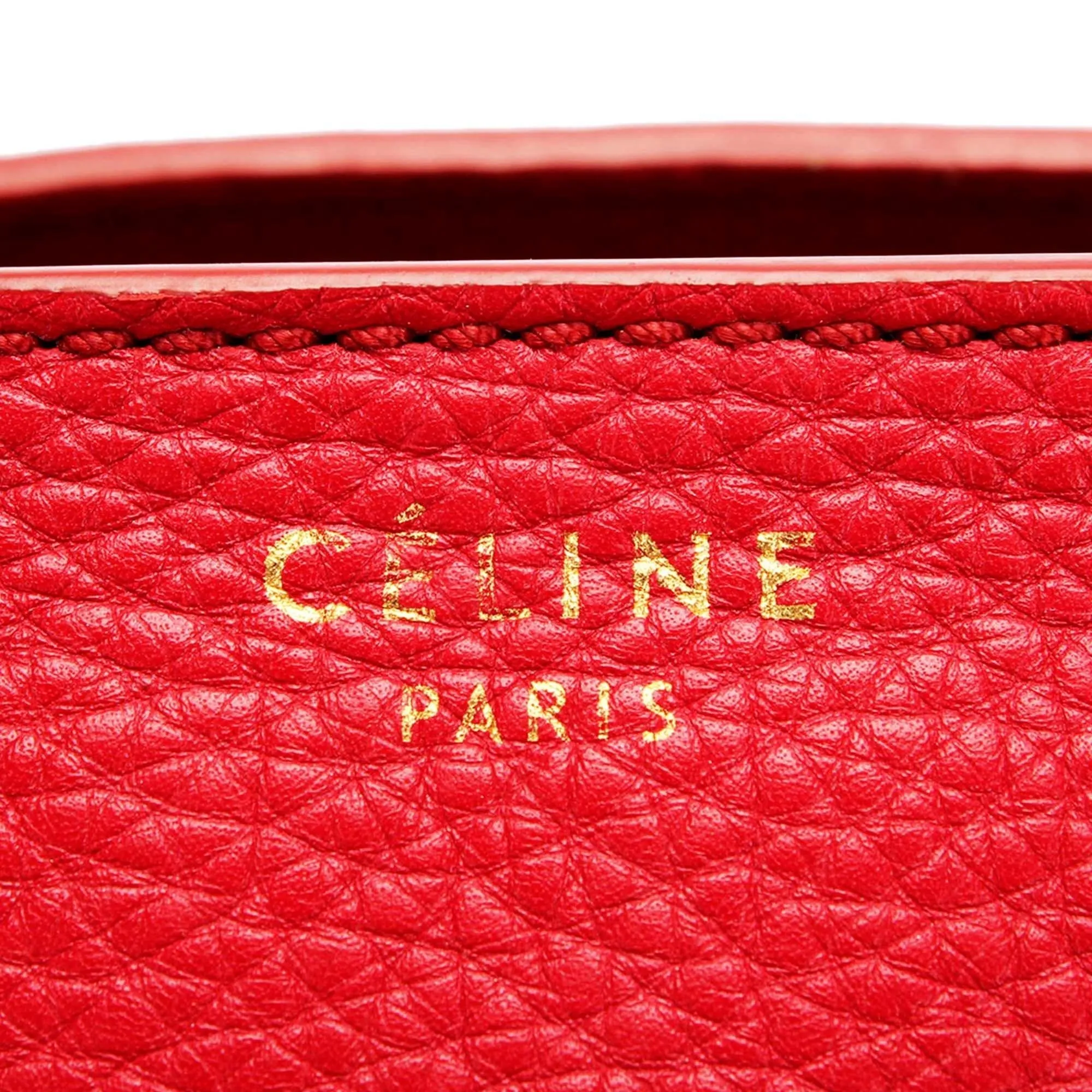 Celine Luggage Leather Tote Bag (SHG-26754)