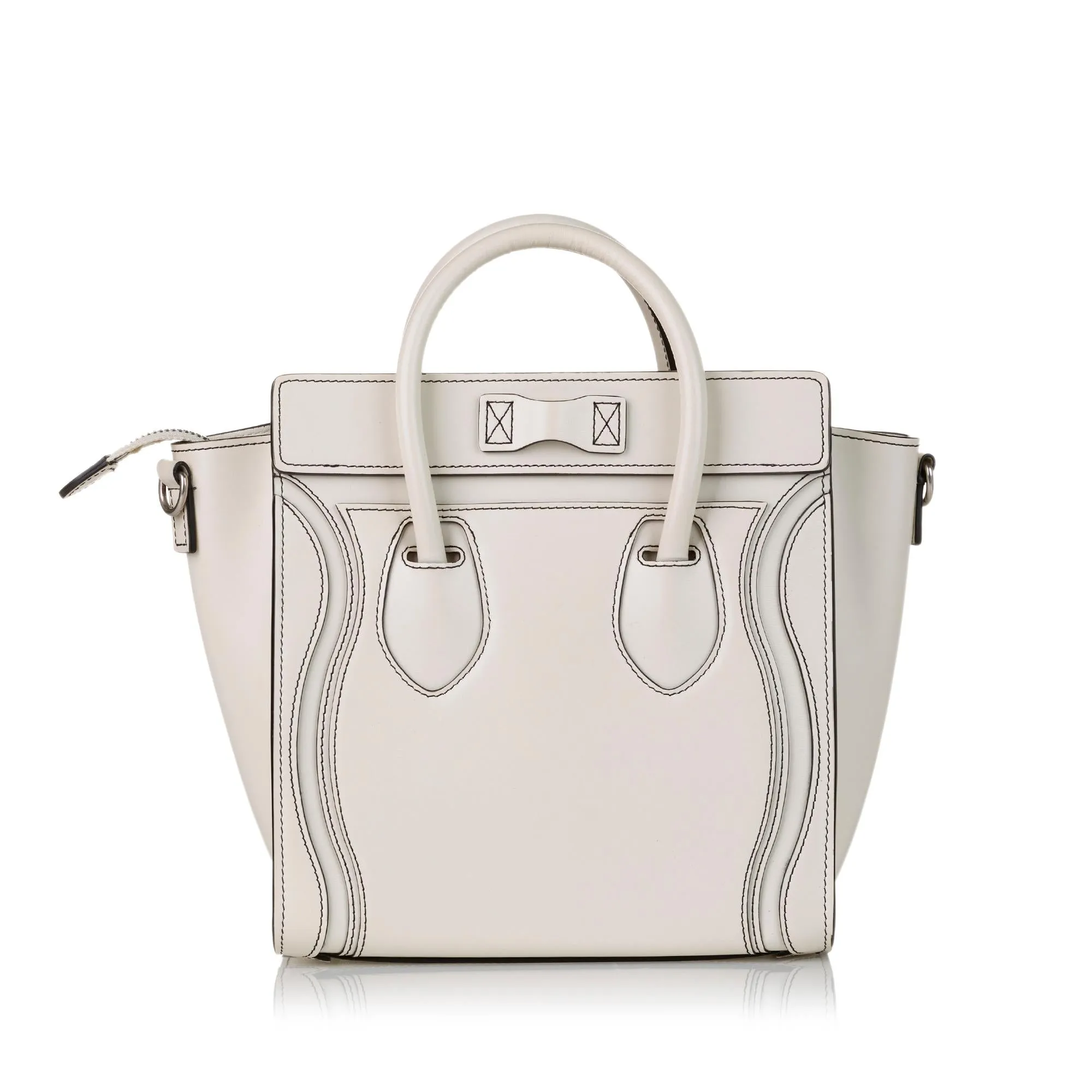 Celine Luggage Tote Leather Satchel (SHG-31876)