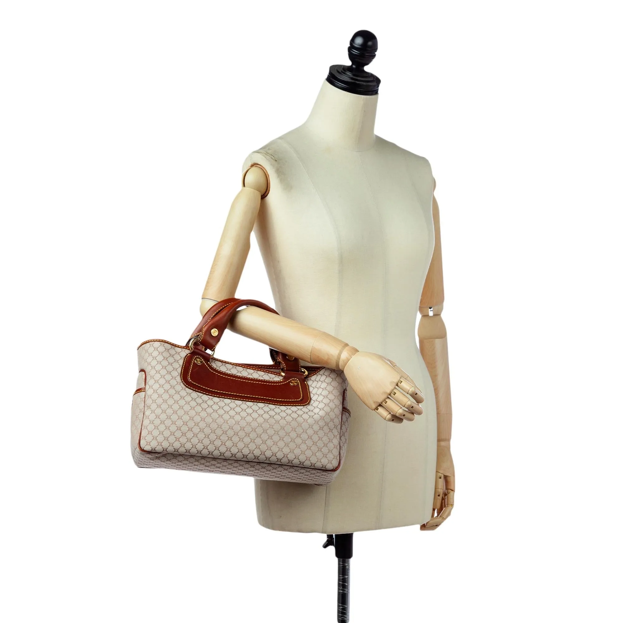 Celine Macadam Boogie Canvas Handbag (SHG-30043)