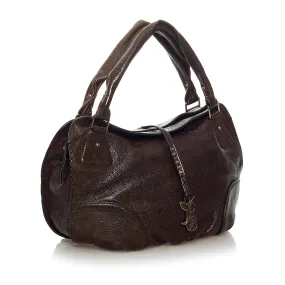 Celine Medium Bittersweet Leather Handbag (SHG-37237)