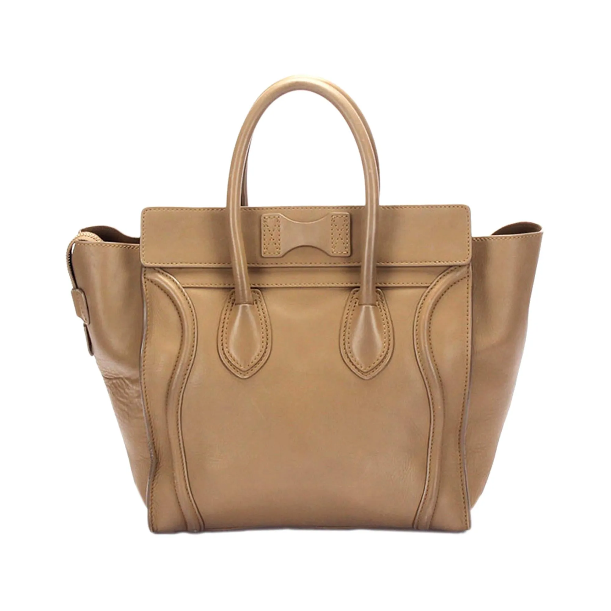 Celine Mini Luggage Leather Tote Bag (SHG-pguqwI)