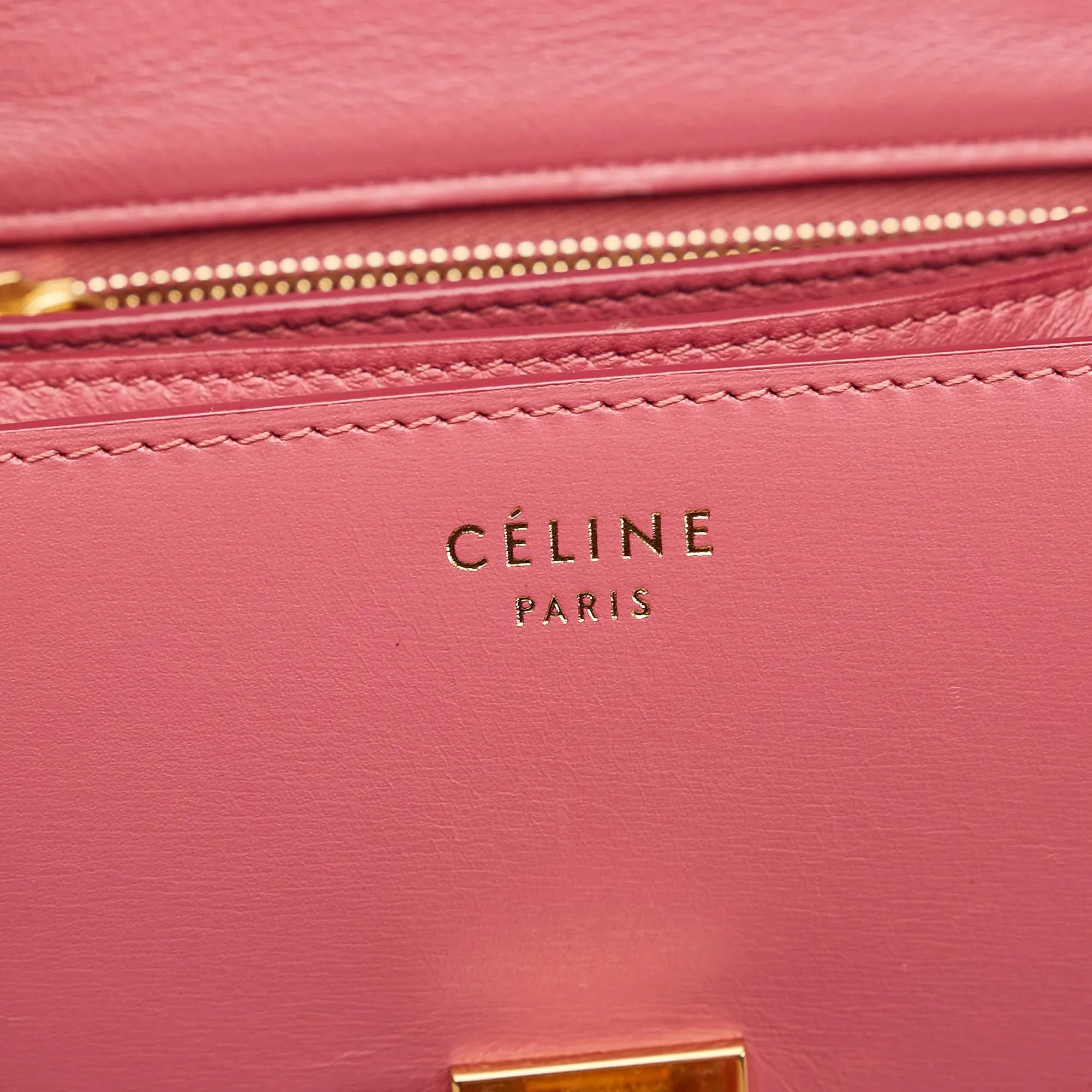 Celine Small Classic Box Leather Crossbody Bag (SHG-34178)