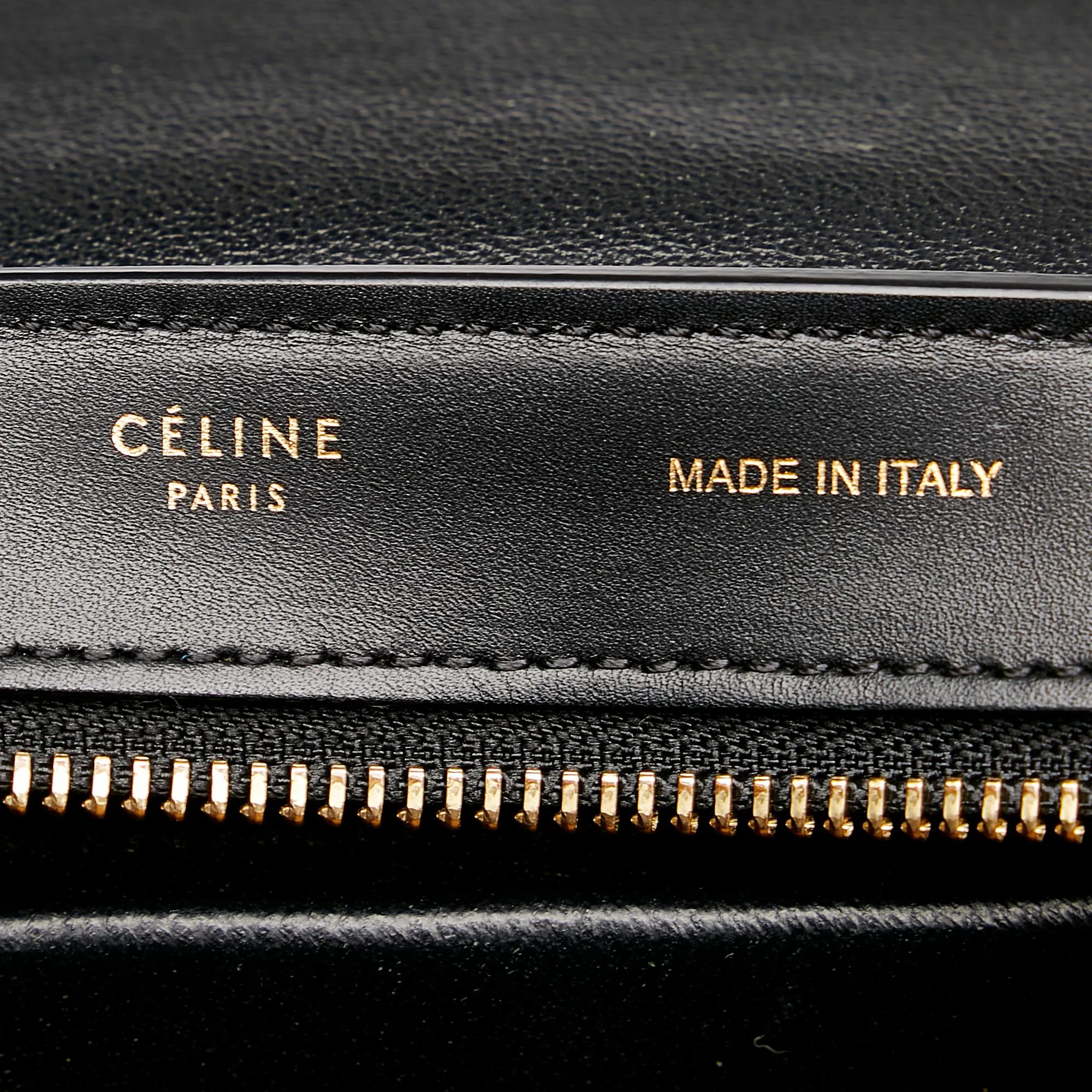 Celine Trapeze Tricolor Leather Satchel (SHG-29794)