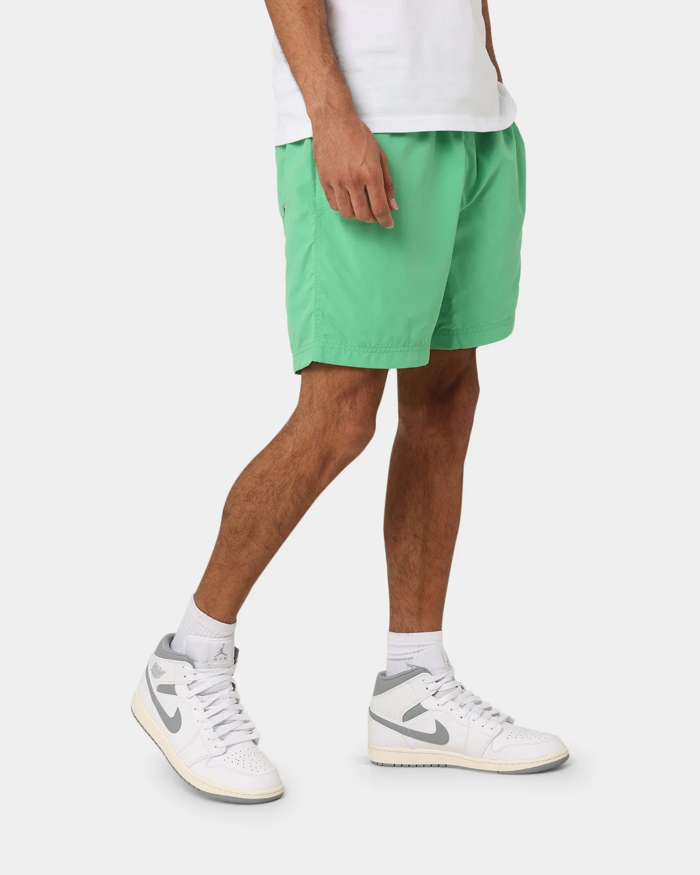 Champion Rebound Nylon Shorts Green Crisp