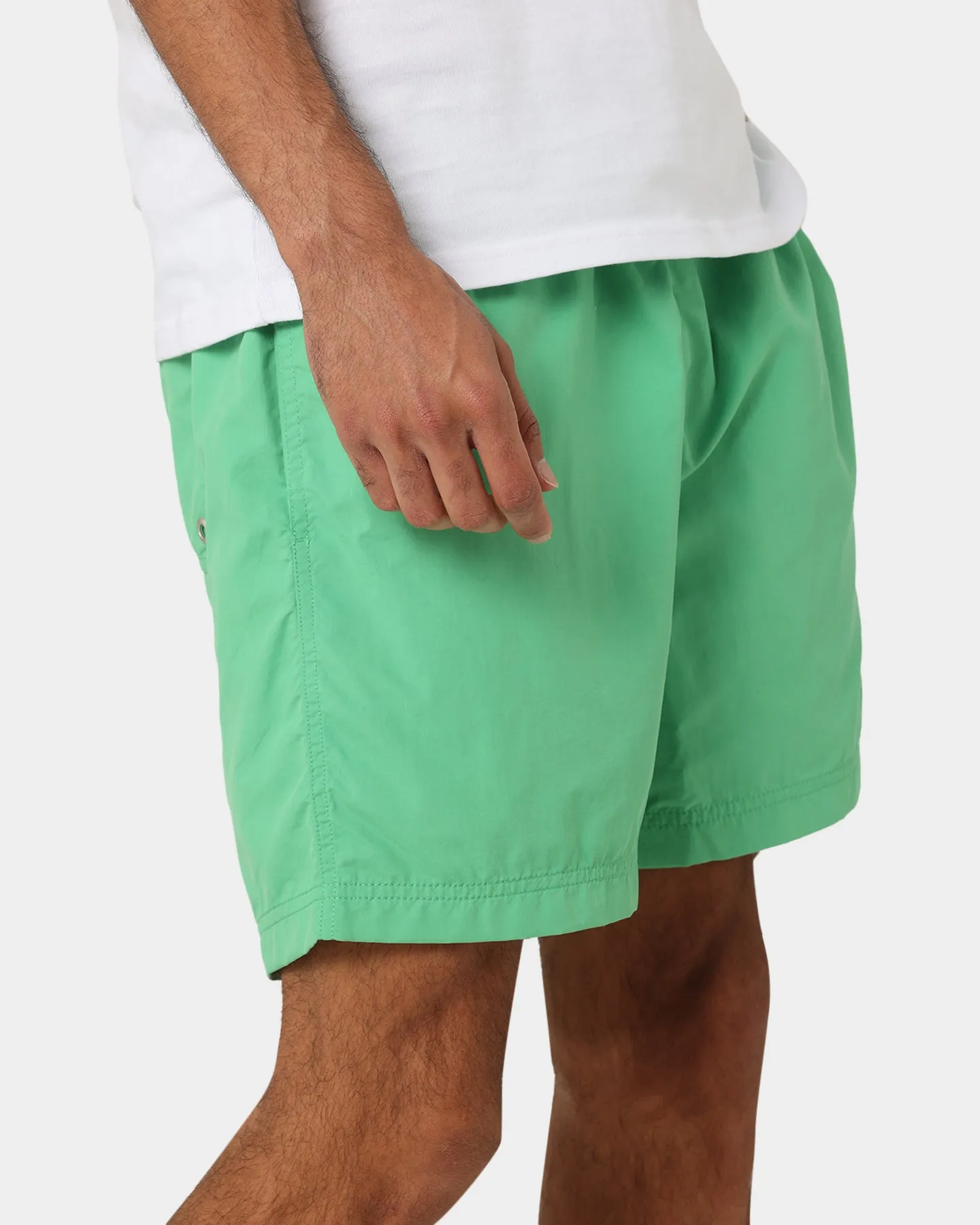 Champion Rebound Nylon Shorts Green Crisp