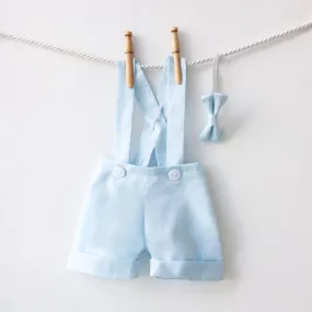 Crisp Linen Shortalls