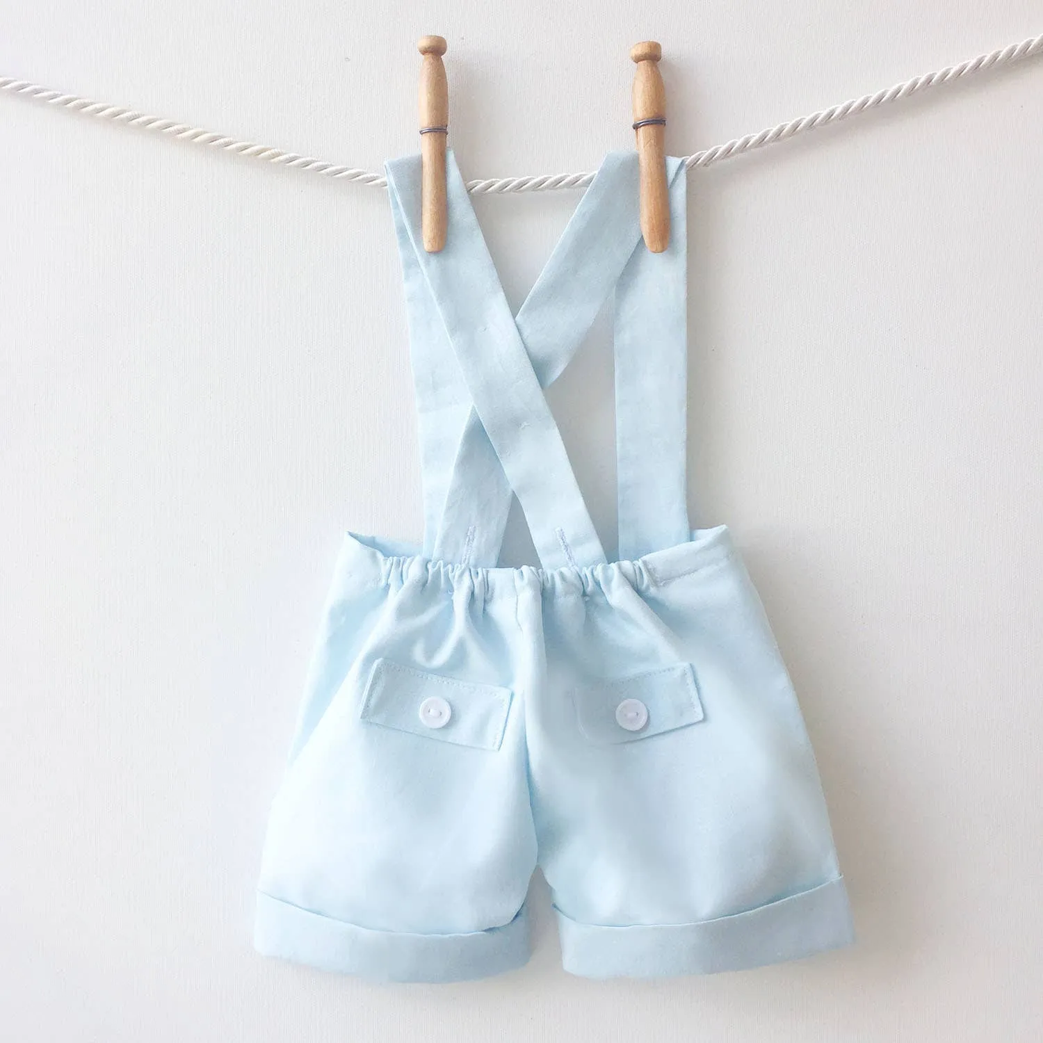 Crisp Linen Shortalls