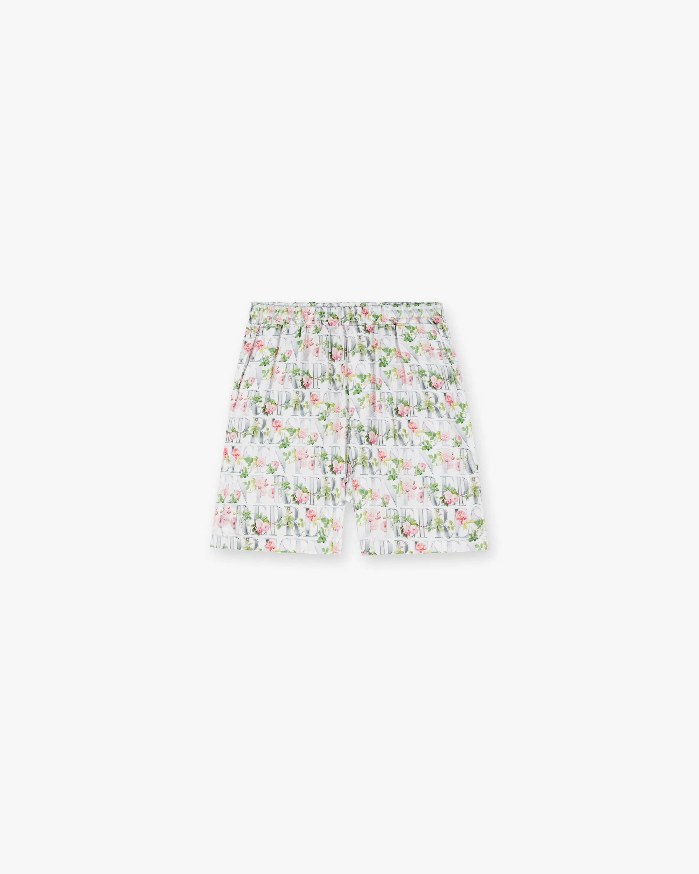 Floral Represent Shorts - Flat White