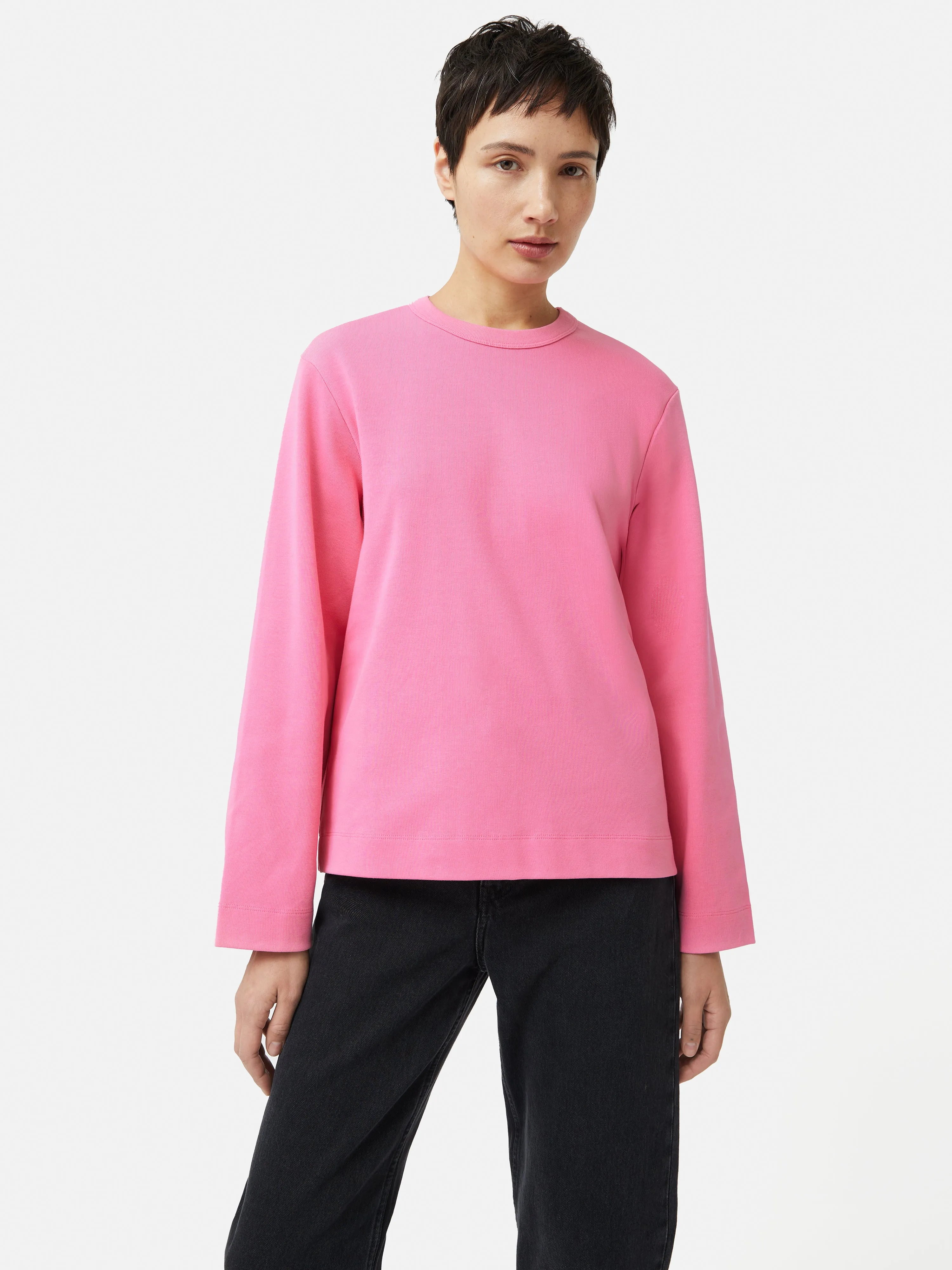 Heavy Cotton Sweatshirt | Pink