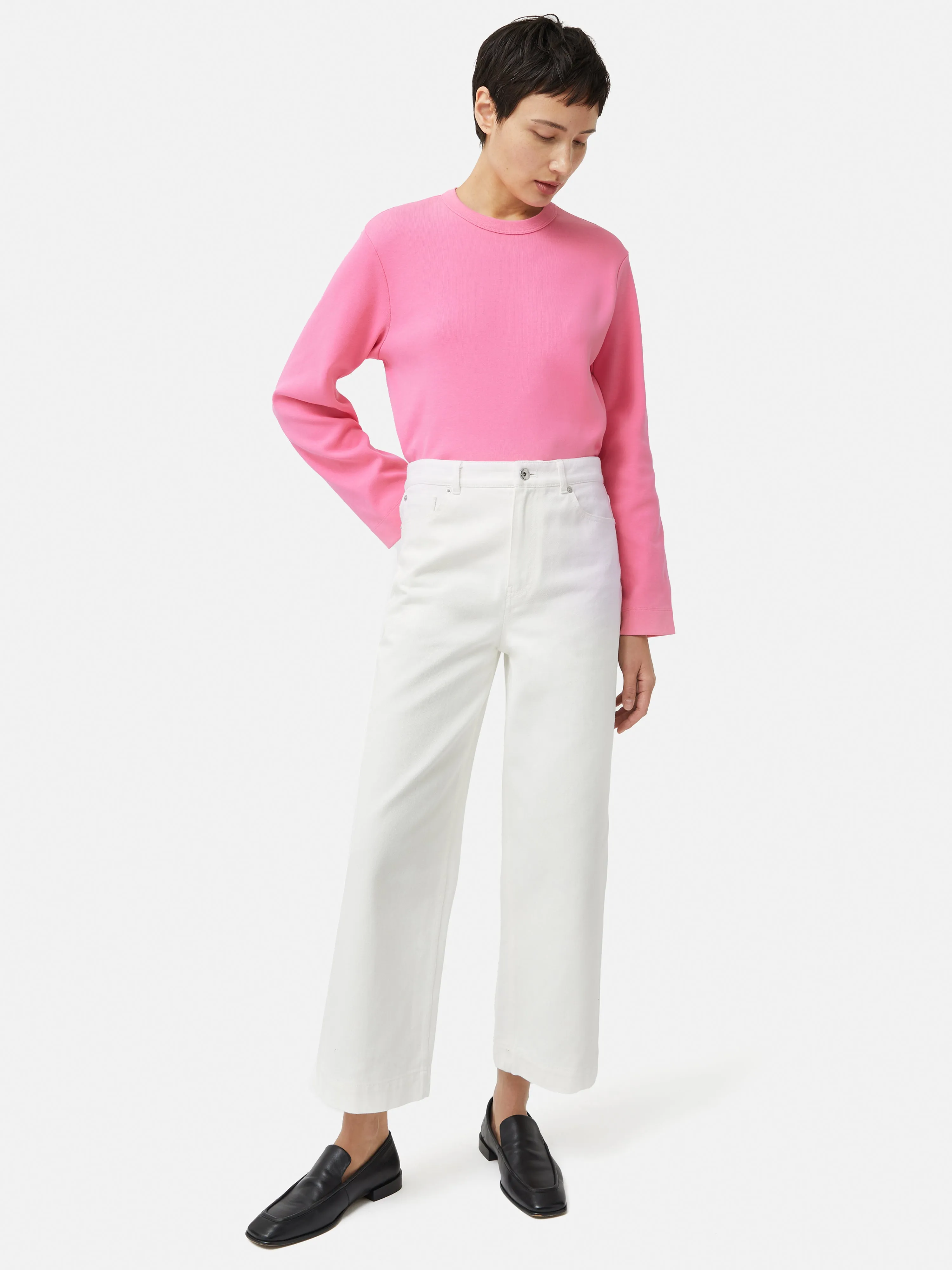 Heavy Cotton Sweatshirt | Pink