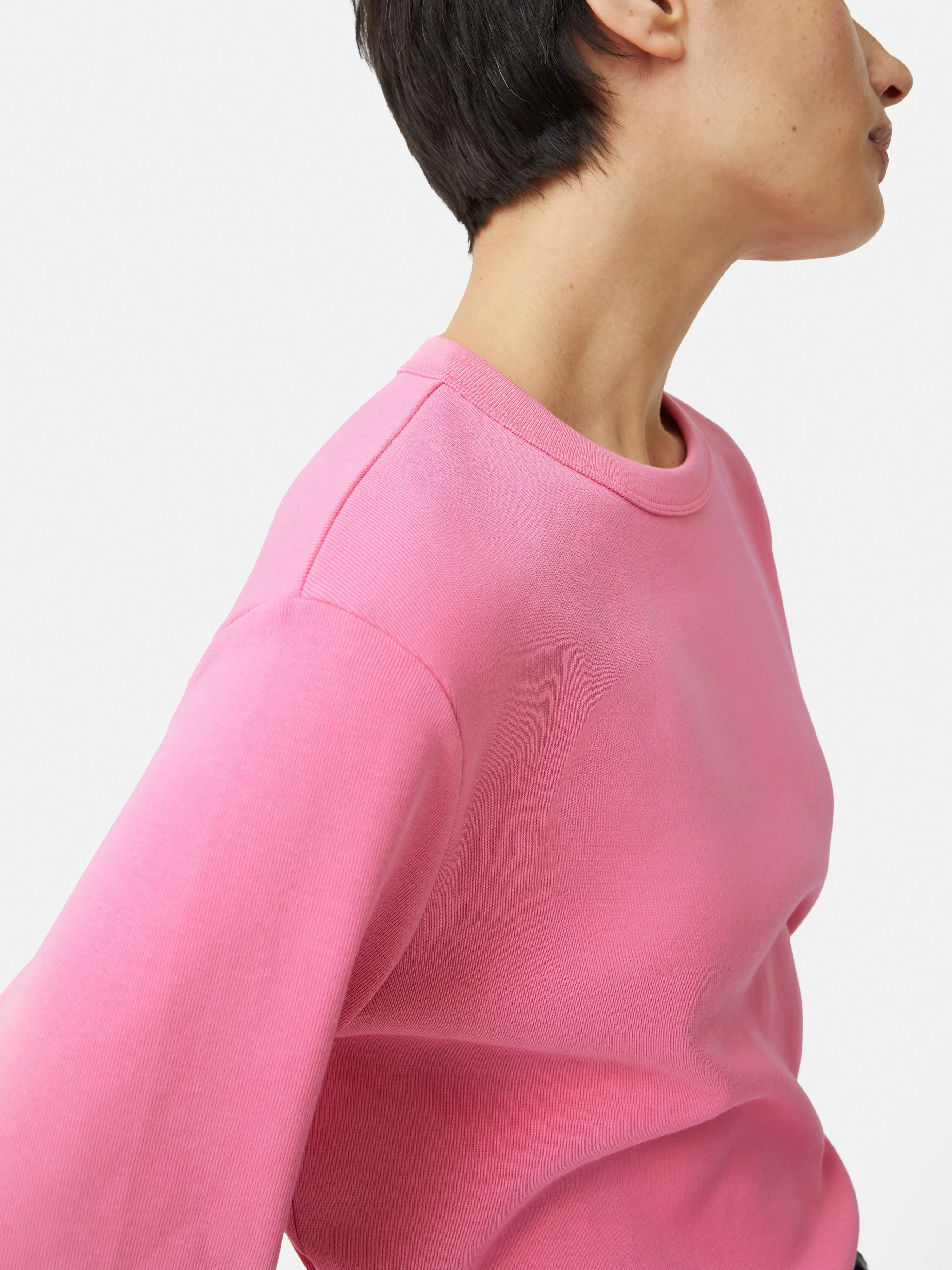 Heavy Cotton Sweatshirt | Pink