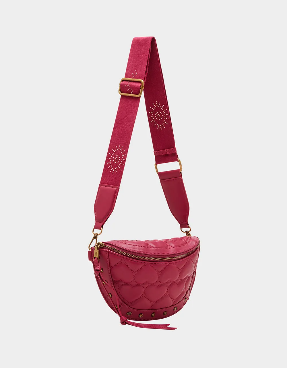 ICON STUD SLING BAG PINK