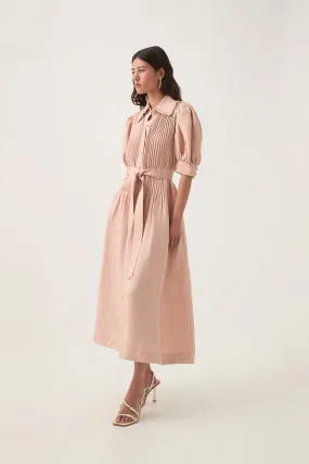 Madeleine Belted Midi Dress