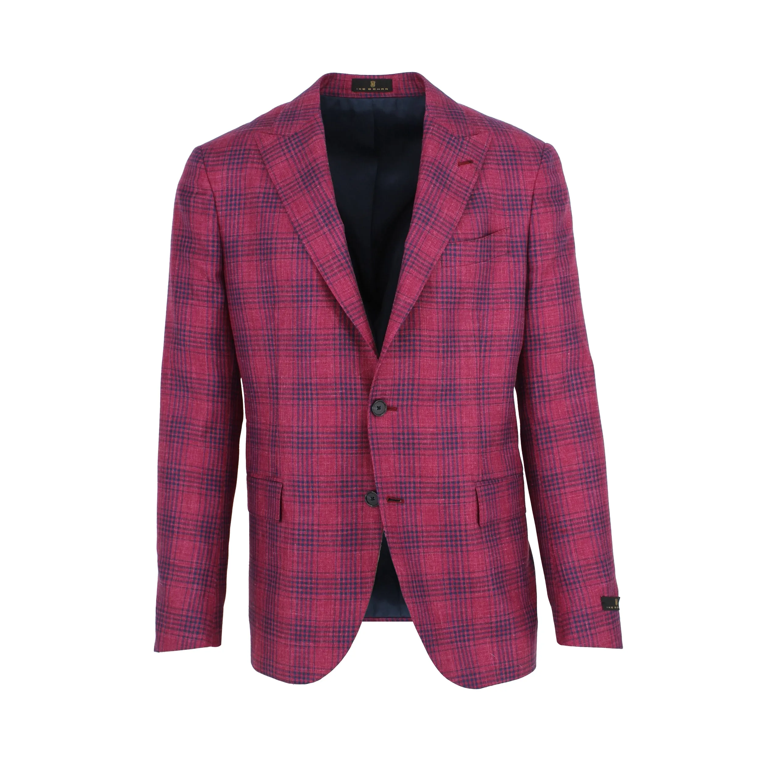 Magenta with Navy Check Sport Coat