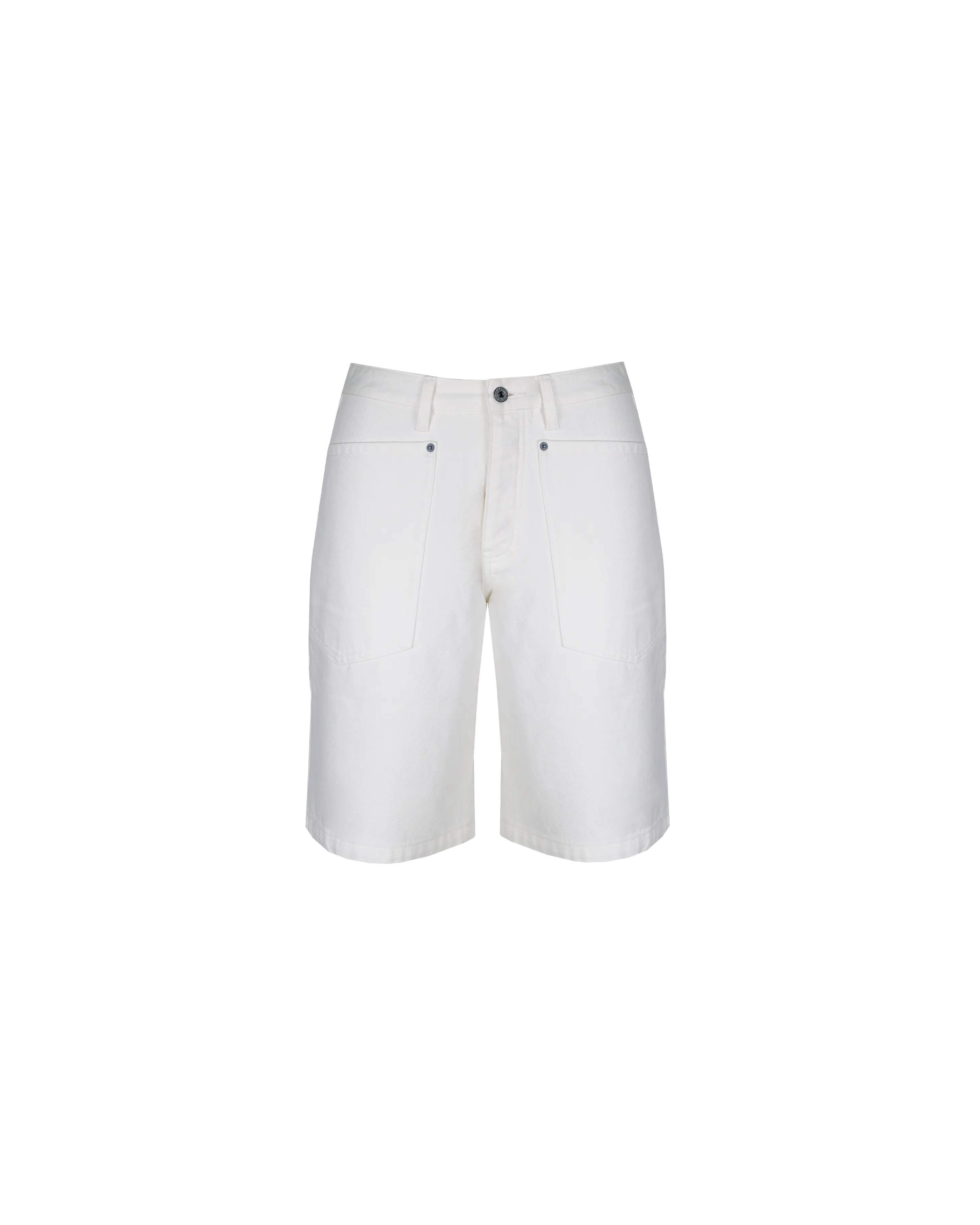 MERCI DENIM SHORT WHITE