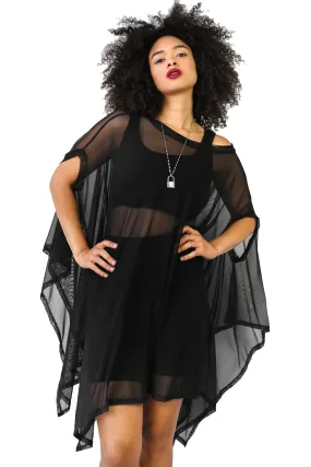 Mesh Rhiannon Flowing Tunic Top