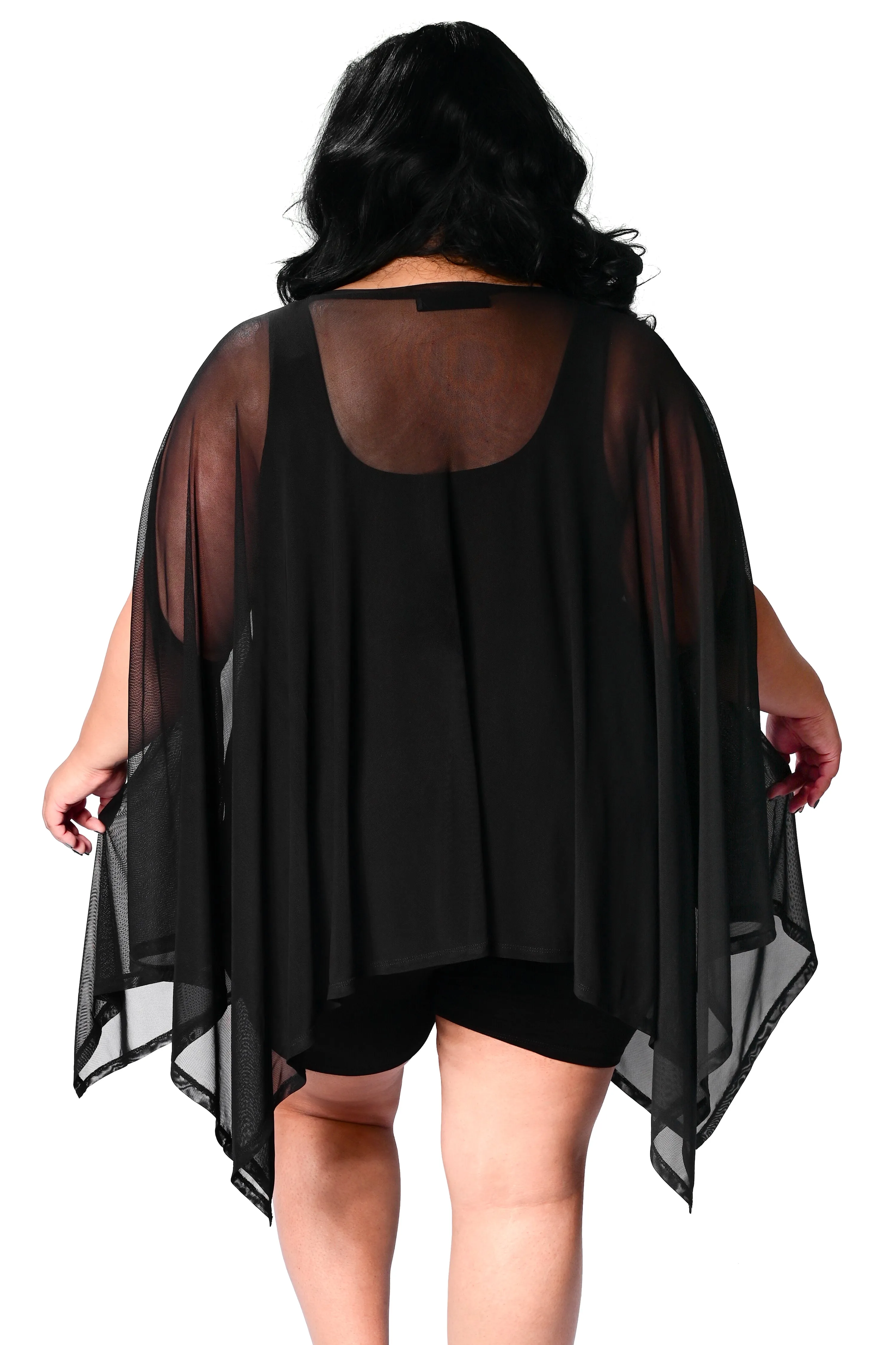 Mesh Rhiannon Flowing Tunic Top