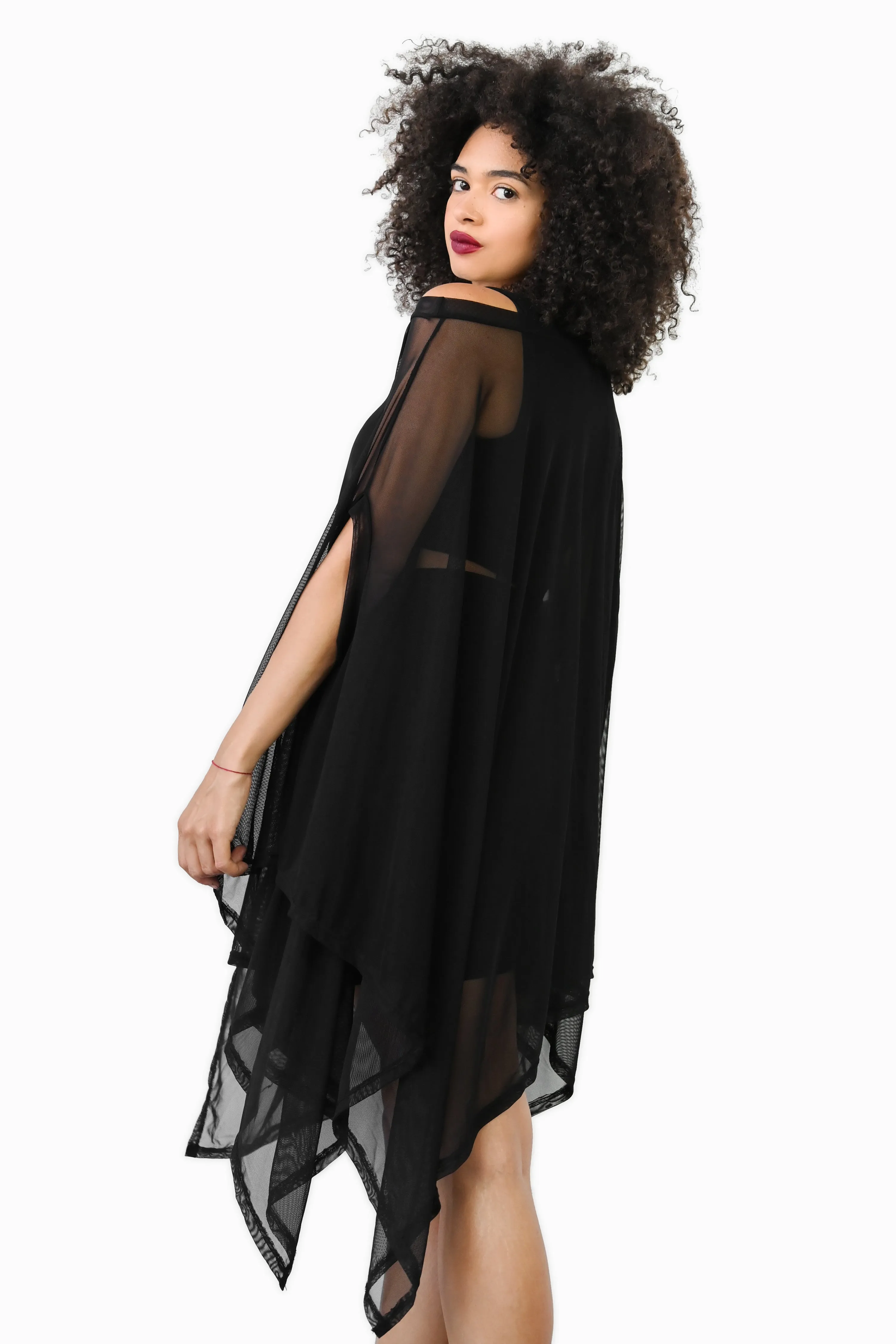 Mesh Rhiannon Flowing Tunic Top