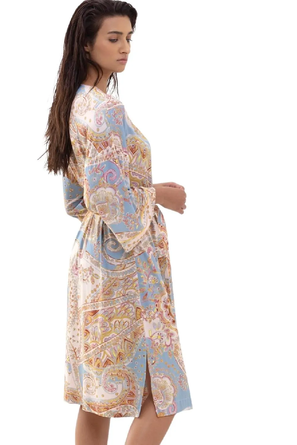 Mey BENTE Kimono Coat, Sky Blue (16329)