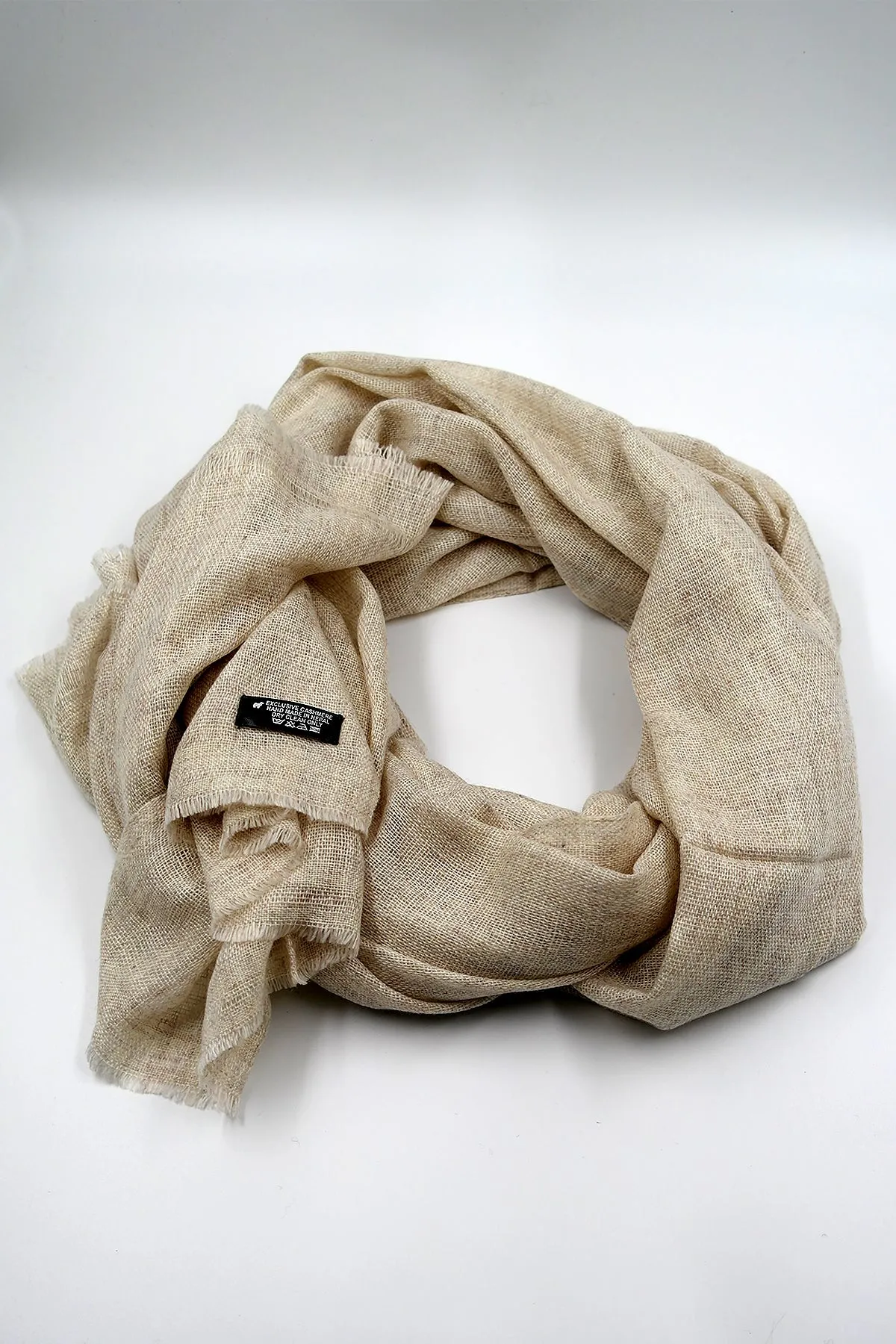 Natural Cashmere Scarf for Women