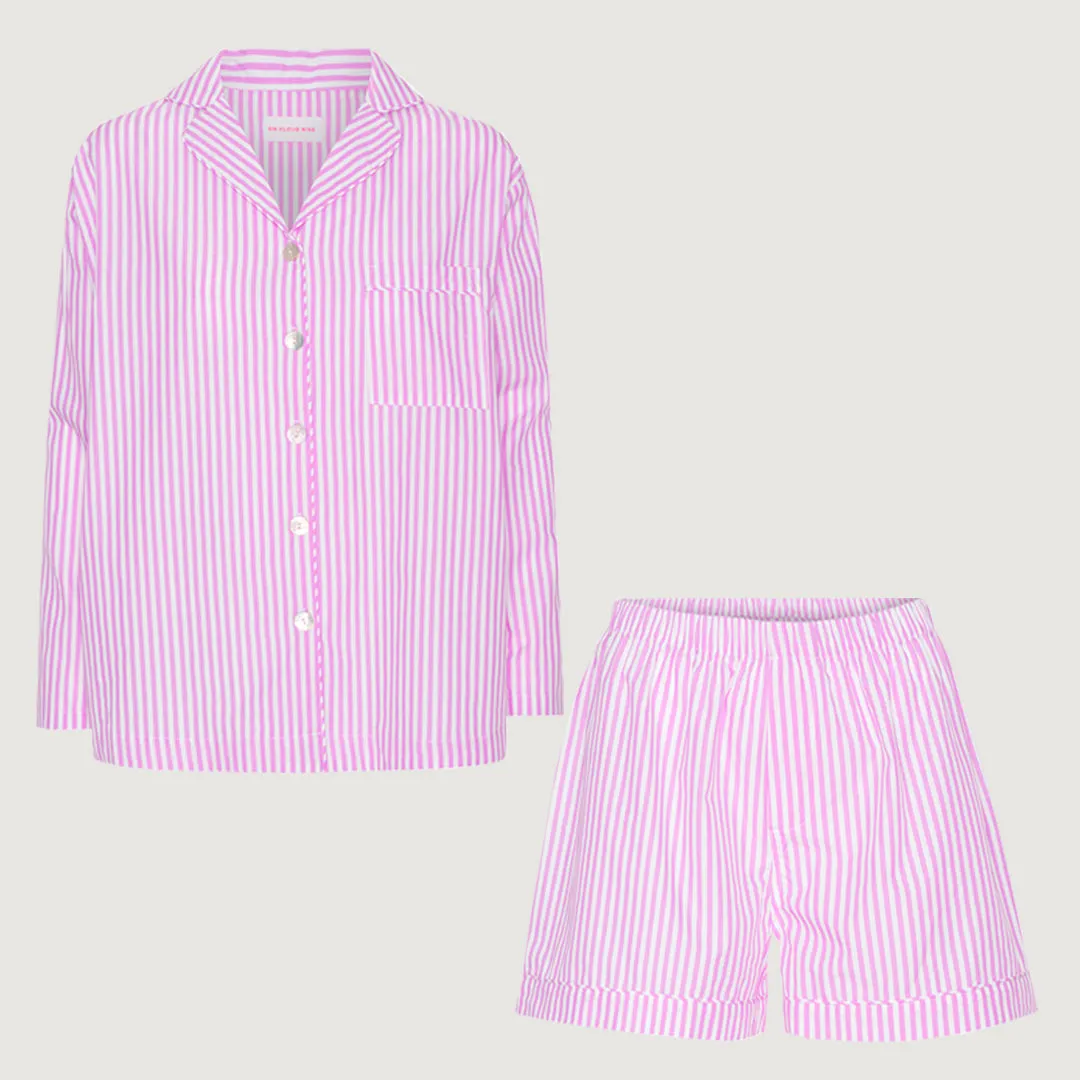 PYJAMAS SET // WOMEN // LILAC STRIPES