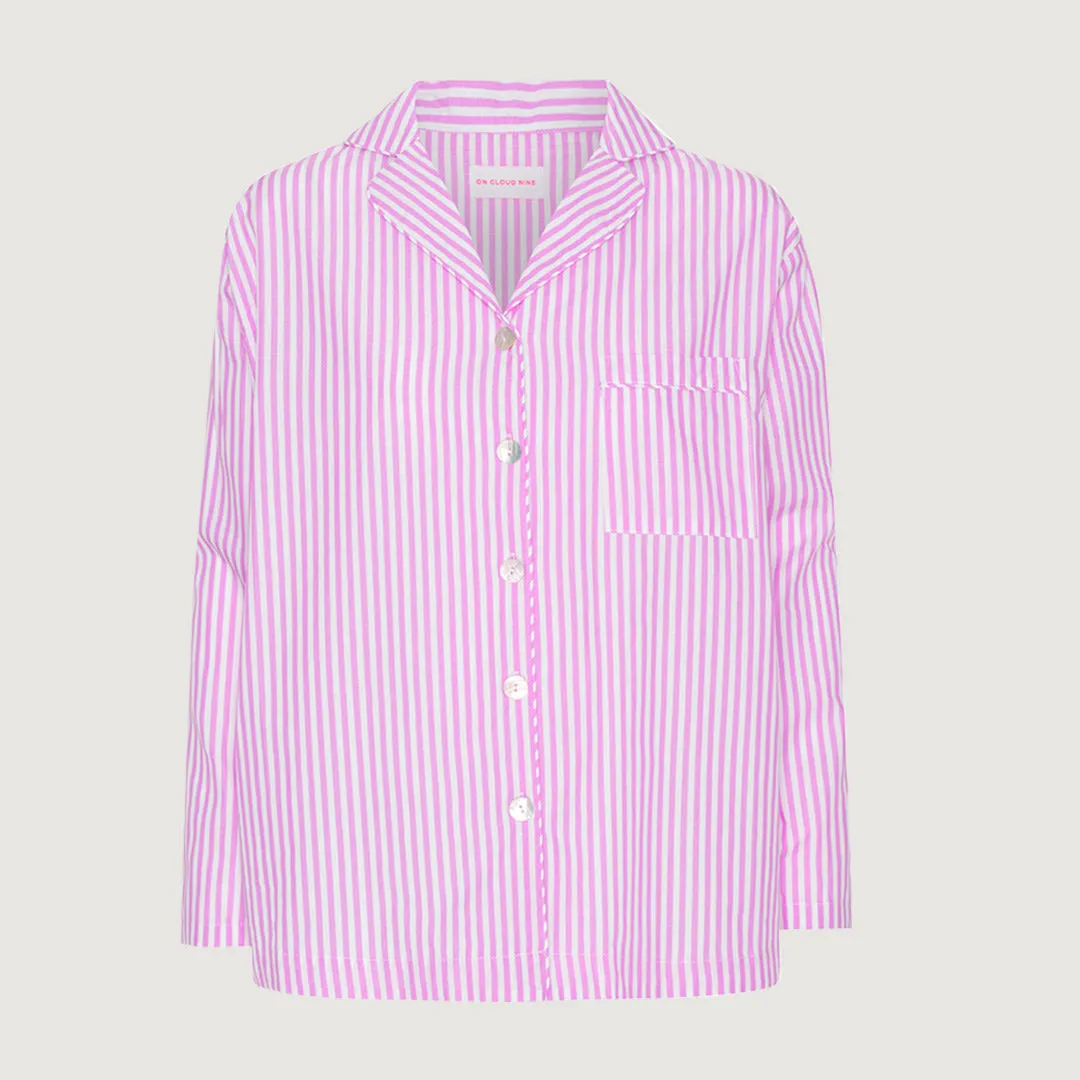 PYJAMAS SET // WOMEN // LILAC STRIPES