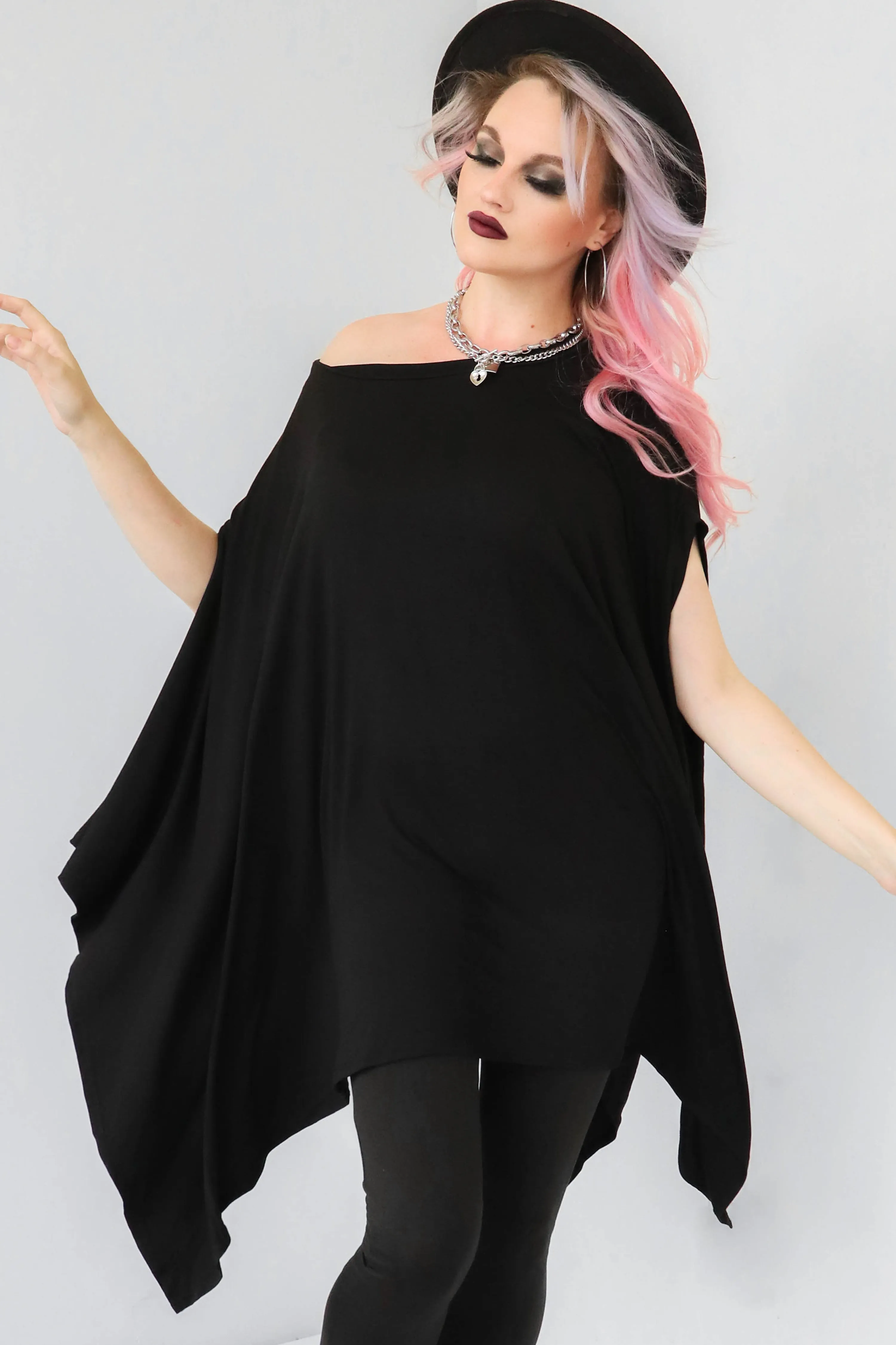 Rhiannon Flowing Oversized Tunic Top