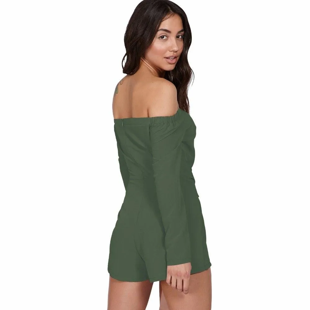 SASSY OFF-THE-TOP ROMPER