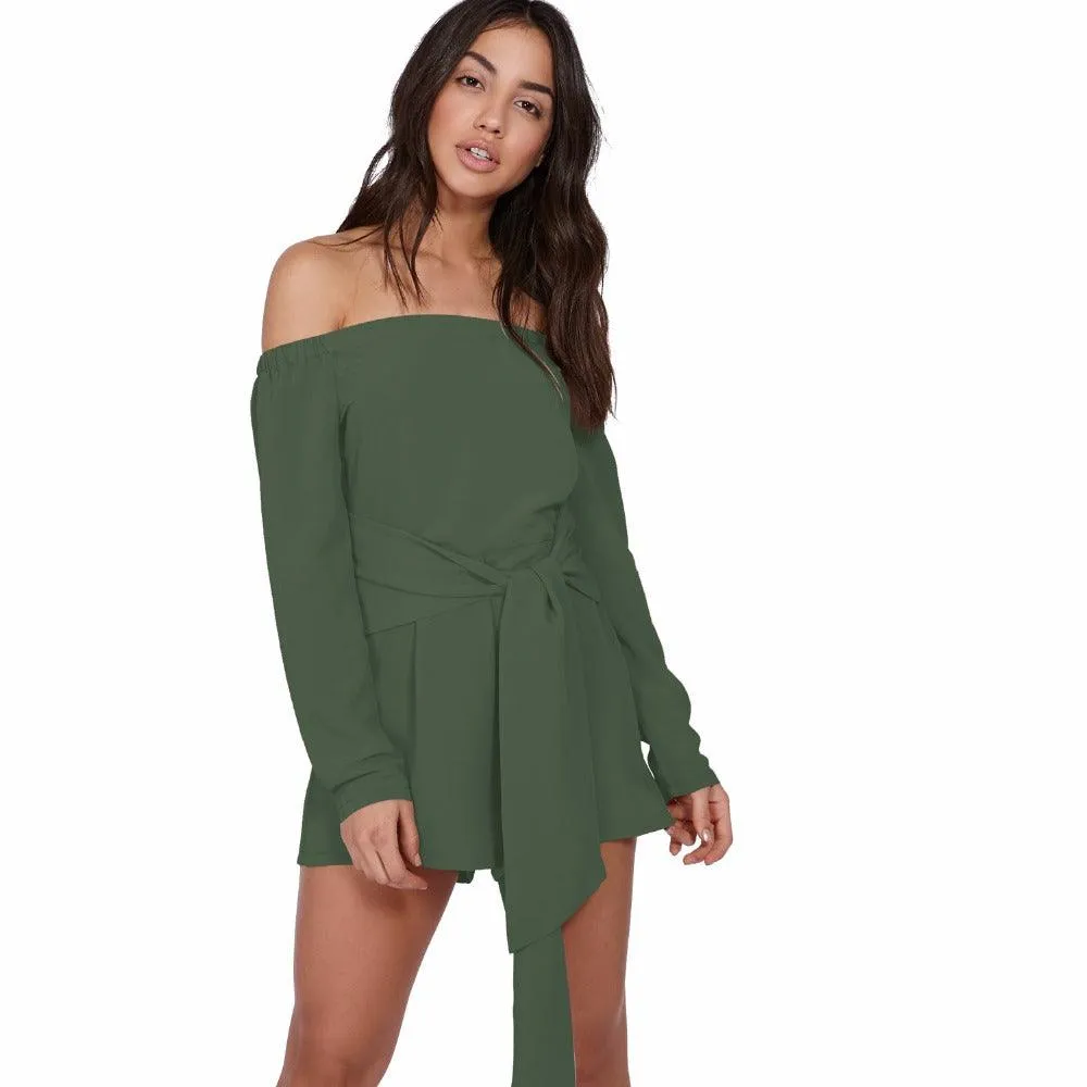 SASSY OFF-THE-TOP ROMPER