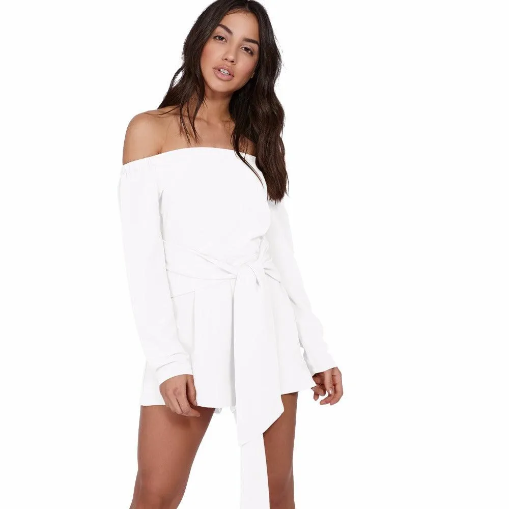 SASSY OFF-THE-TOP ROMPER