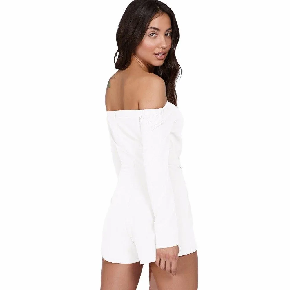 SASSY OFF-THE-TOP ROMPER