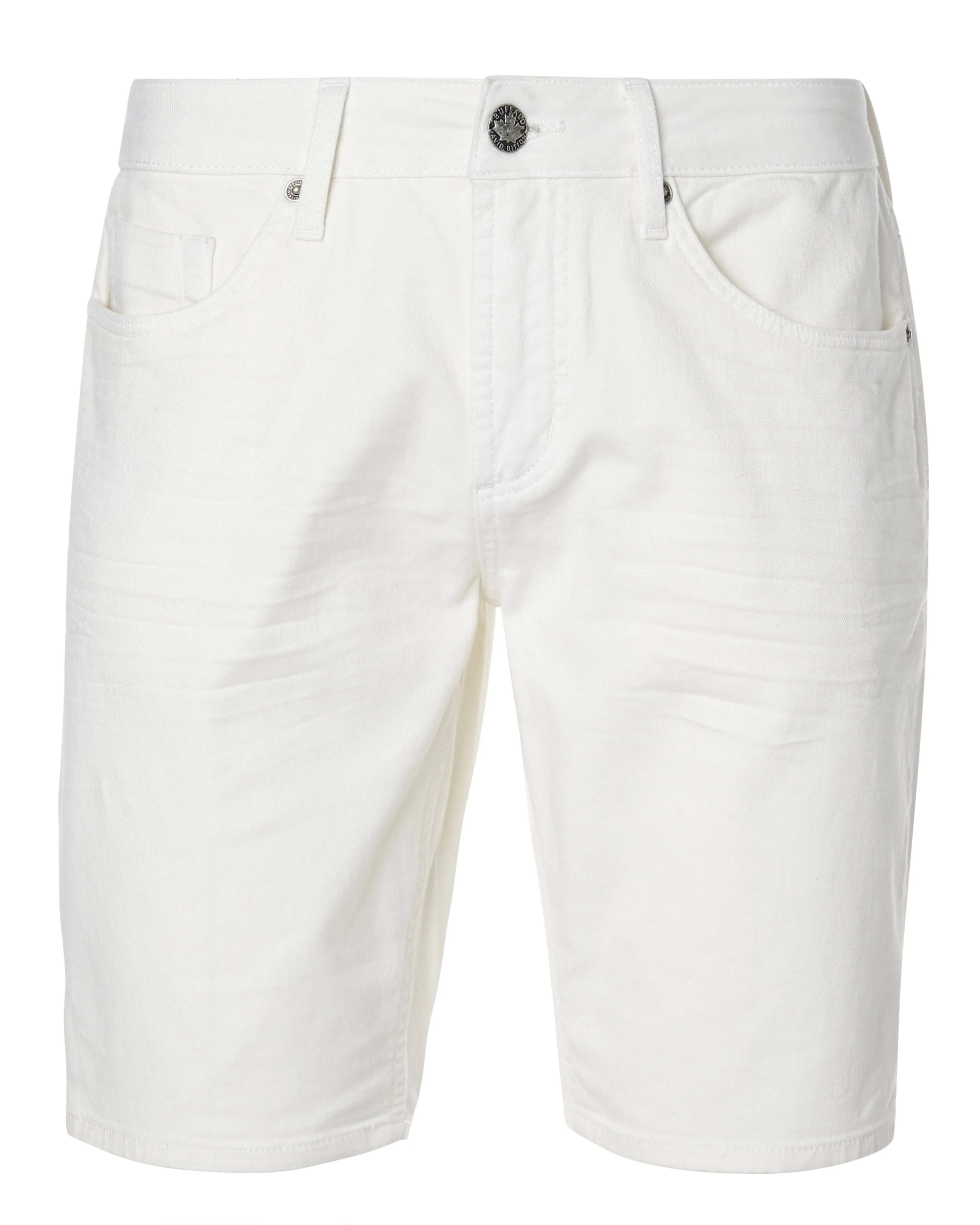 Slim Parker Men's Denim Shorts in White Rinse - BM22775