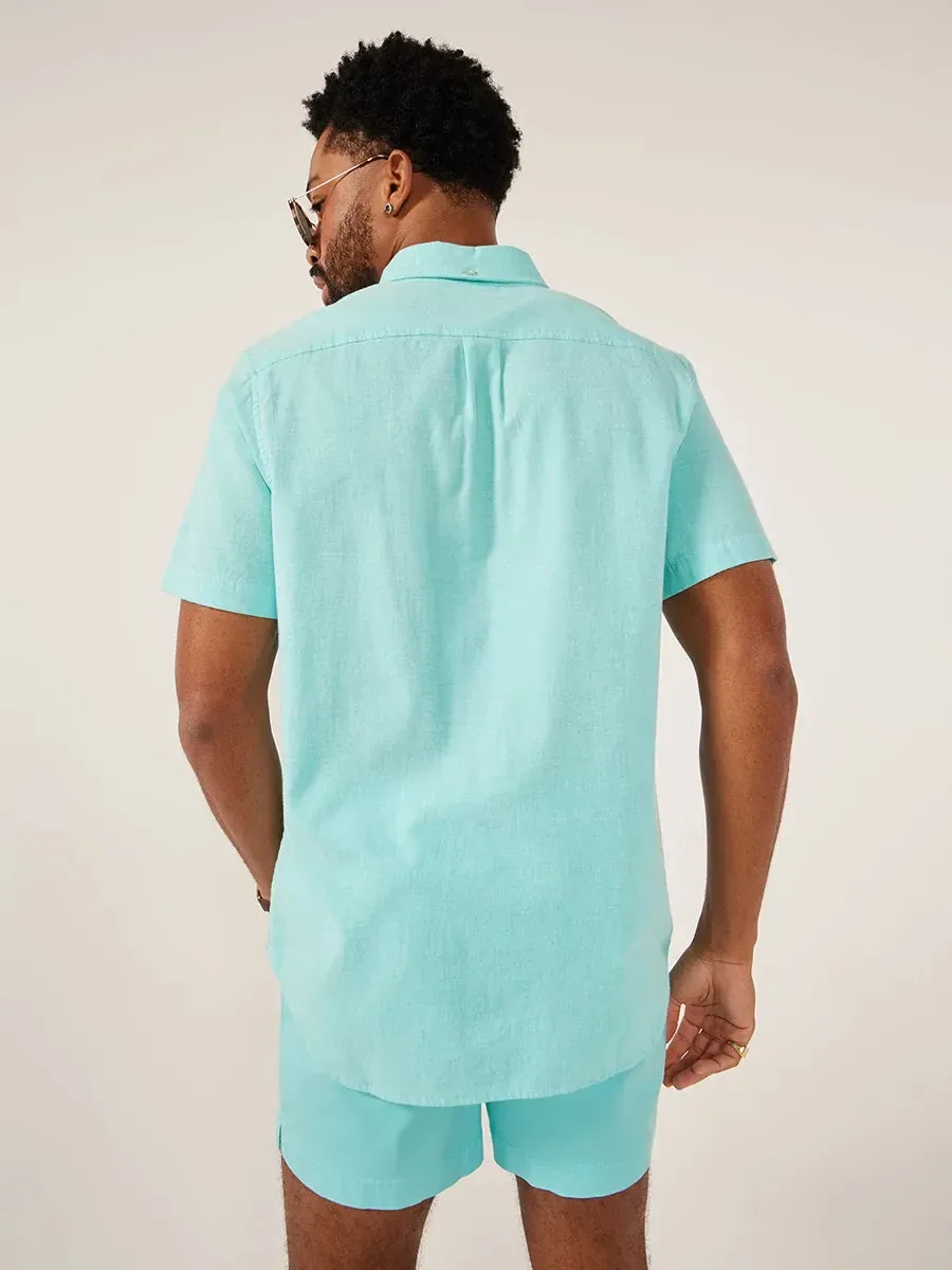 The Big Teal (S/S Oxford Friday Shirt)