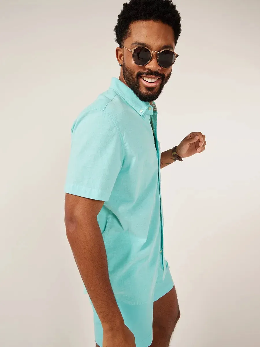 The Big Teal (S/S Oxford Friday Shirt)