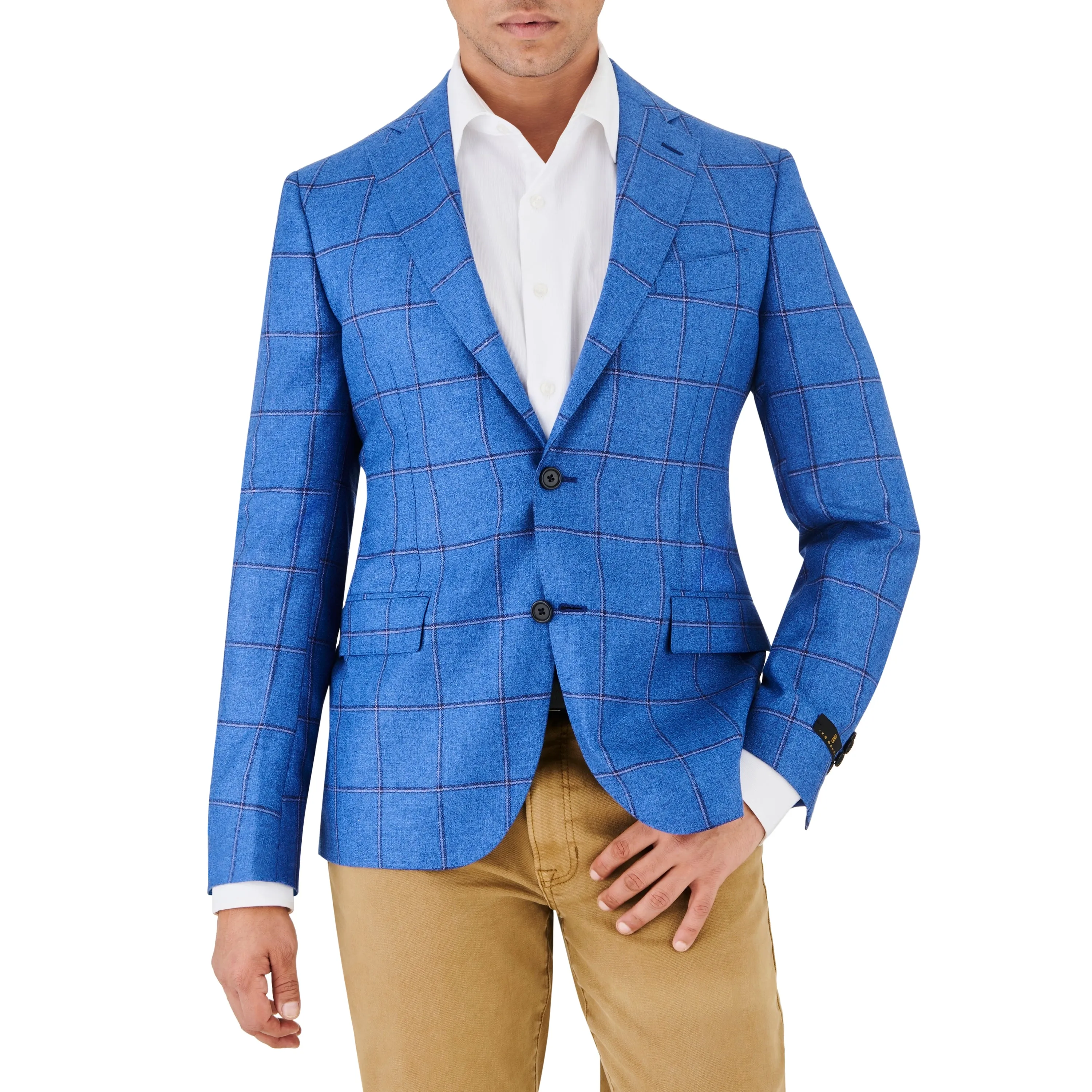 True Blue Windowpane Sport Coat