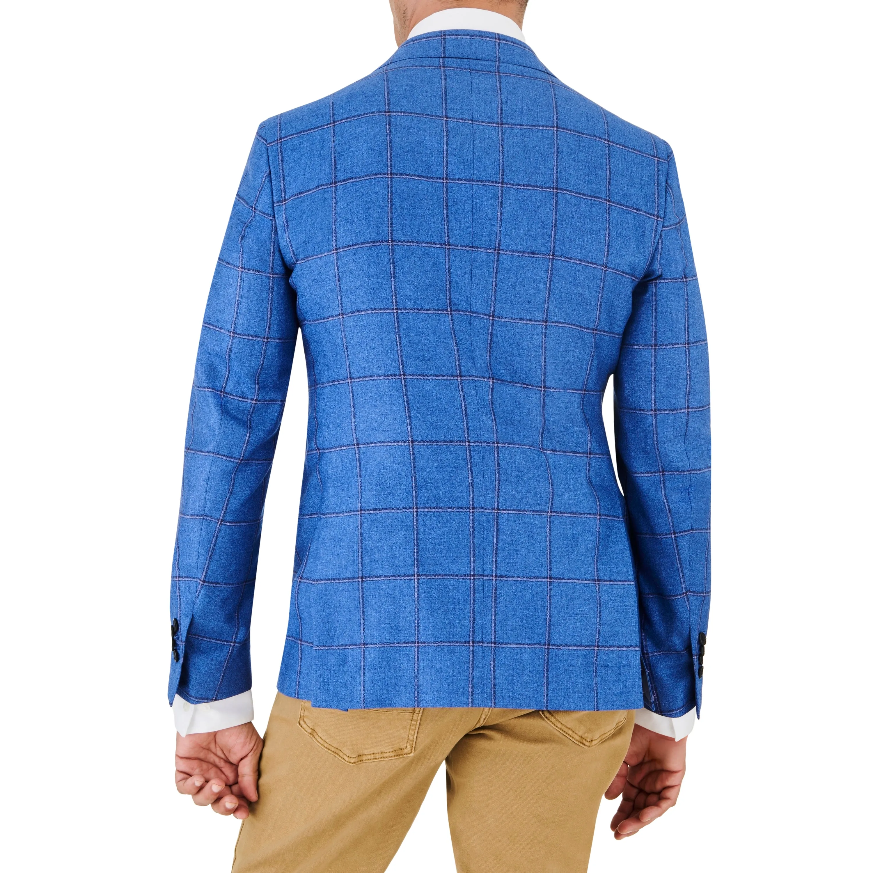 True Blue Windowpane Sport Coat