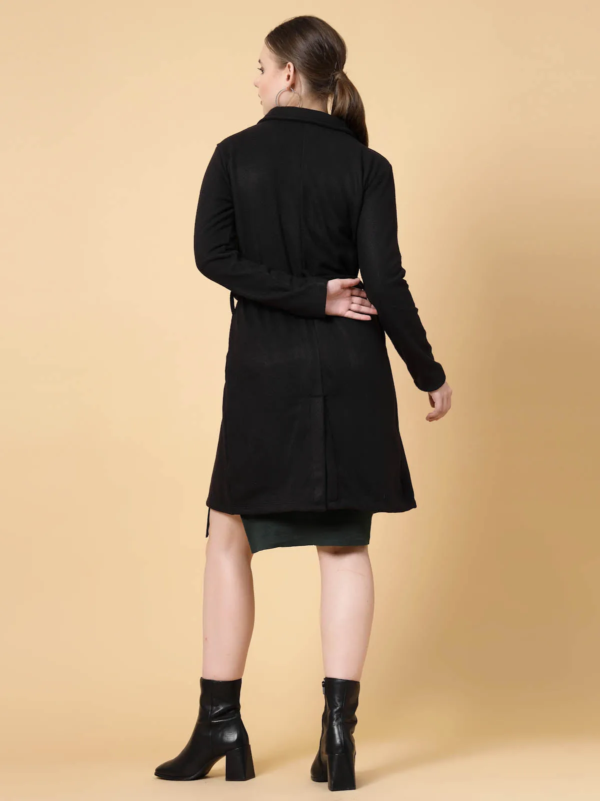 Women’s Solid Fleece Coat