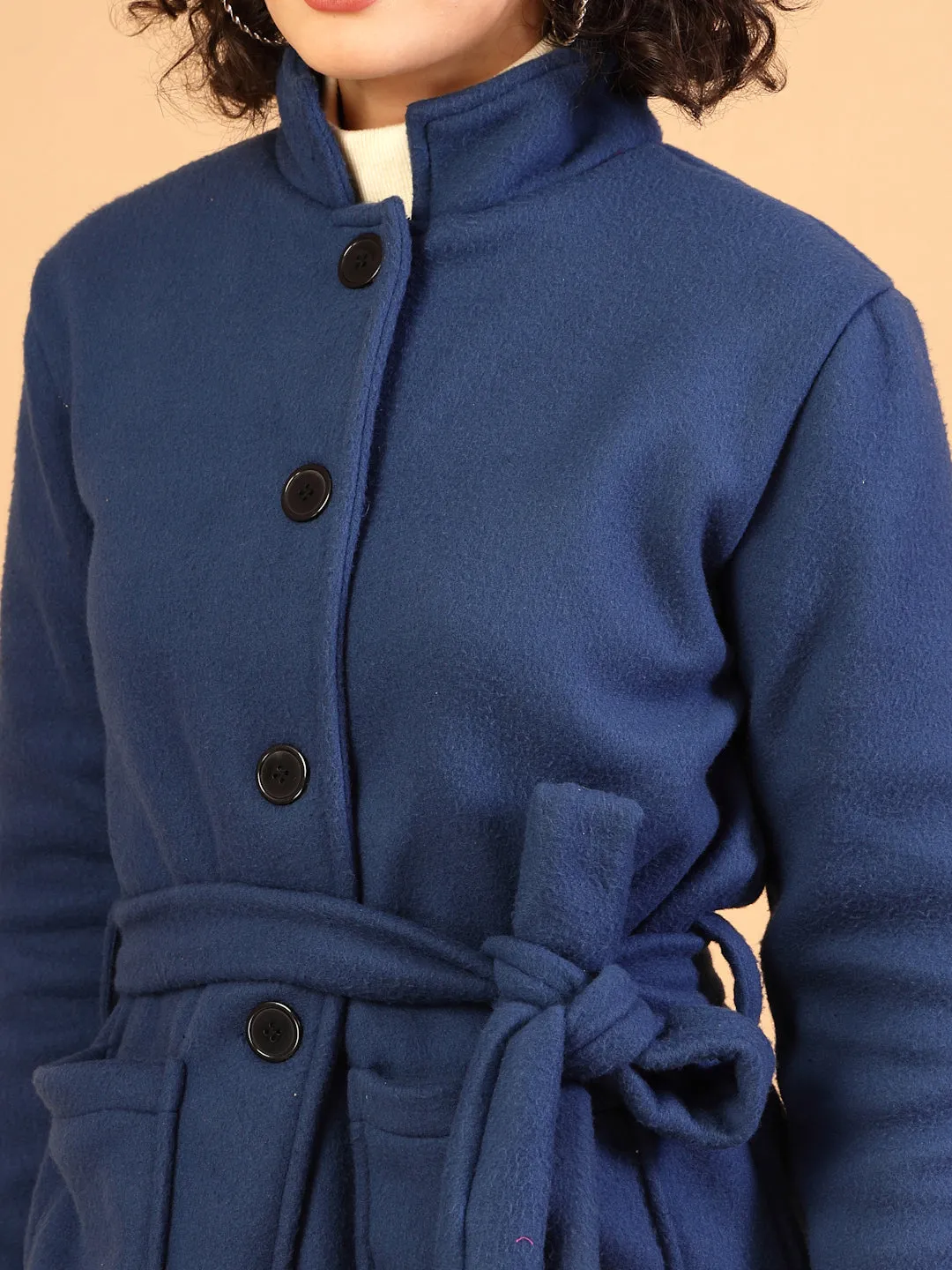 Women’s Solid Fleece Coat